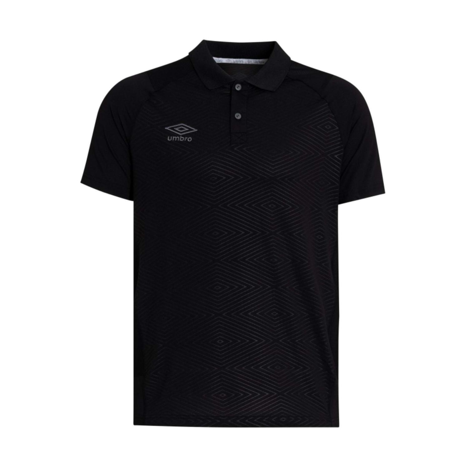 Umbro Solo Polo T-Shirt Polo Yaka Siyah Erkek Tişört