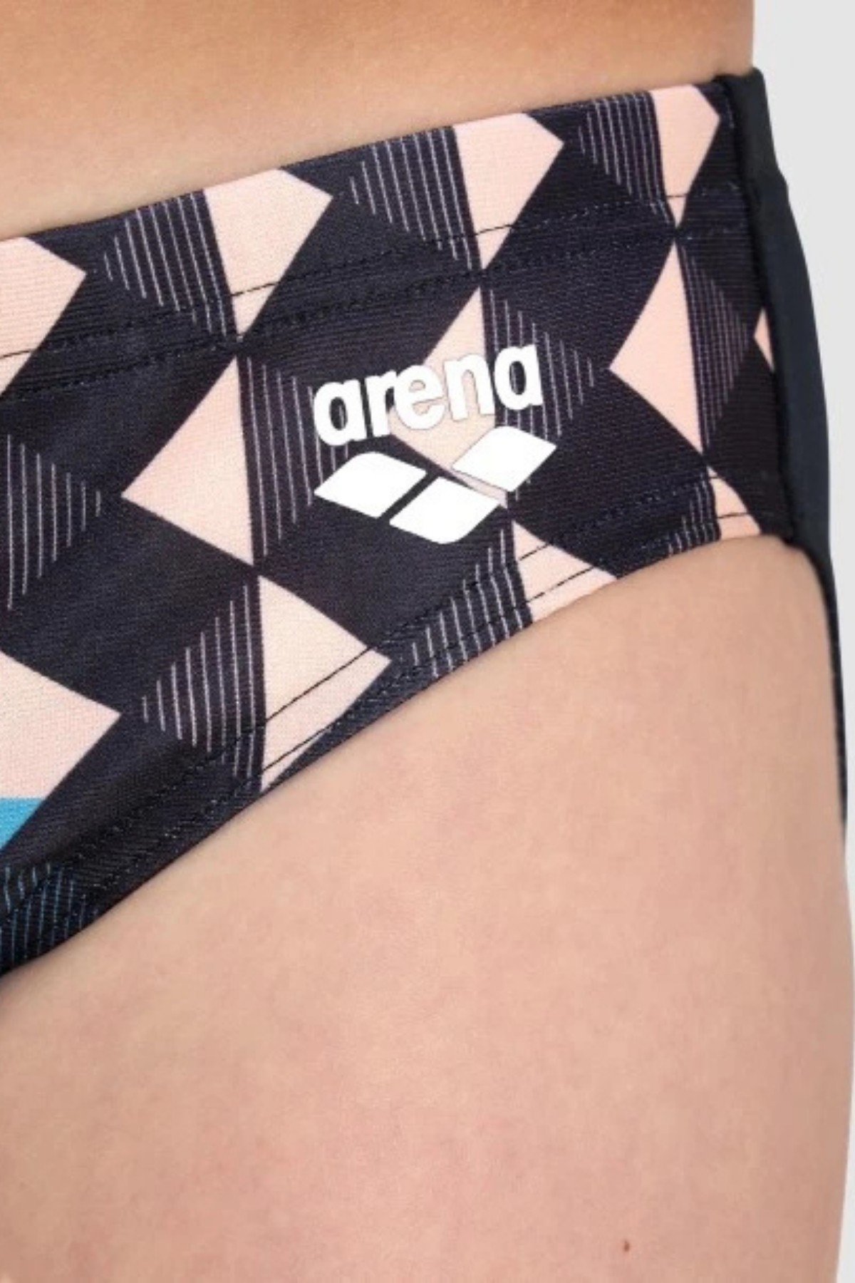 Arena Carnival Swim Briefs Çocuk Siyah Yüzücü Mayosu