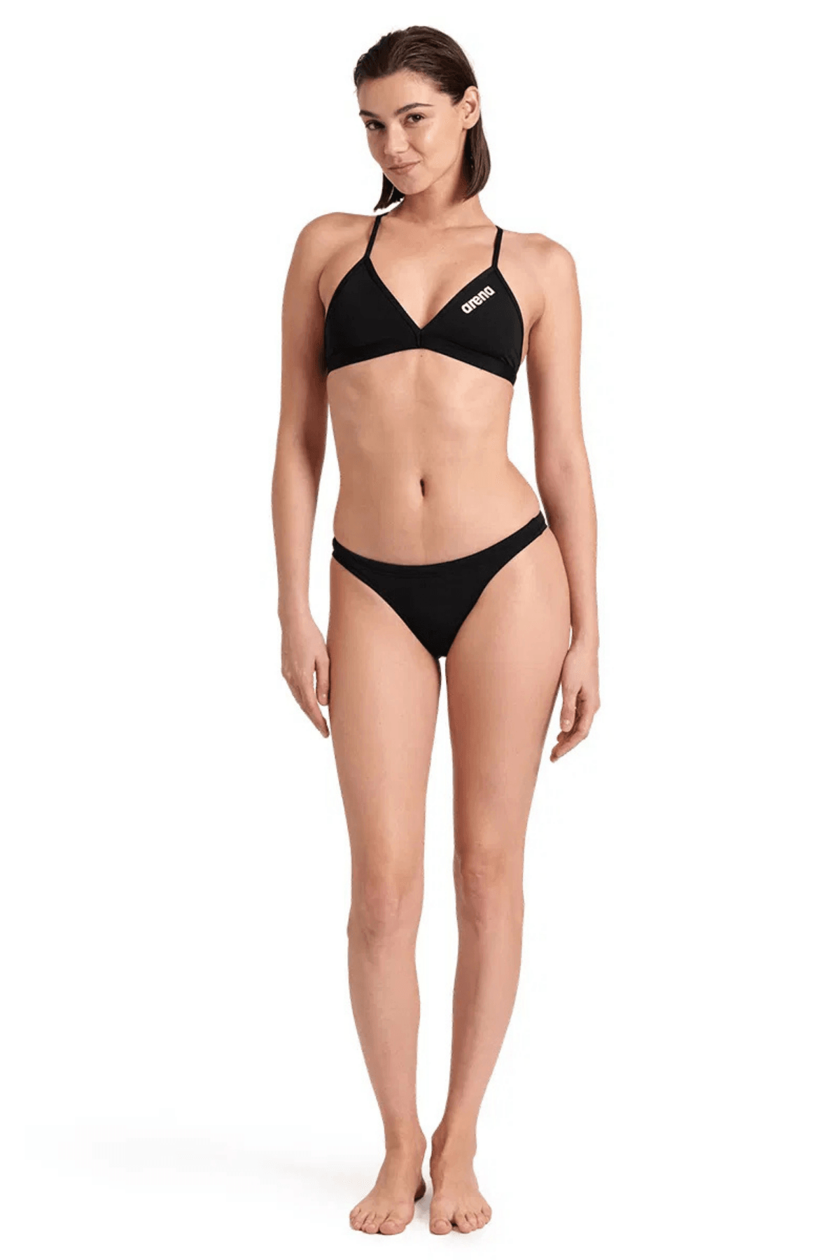 Arena Team Swim Bottom Solid Kadın Siyah Yüzücü Bikini Altı 004769550