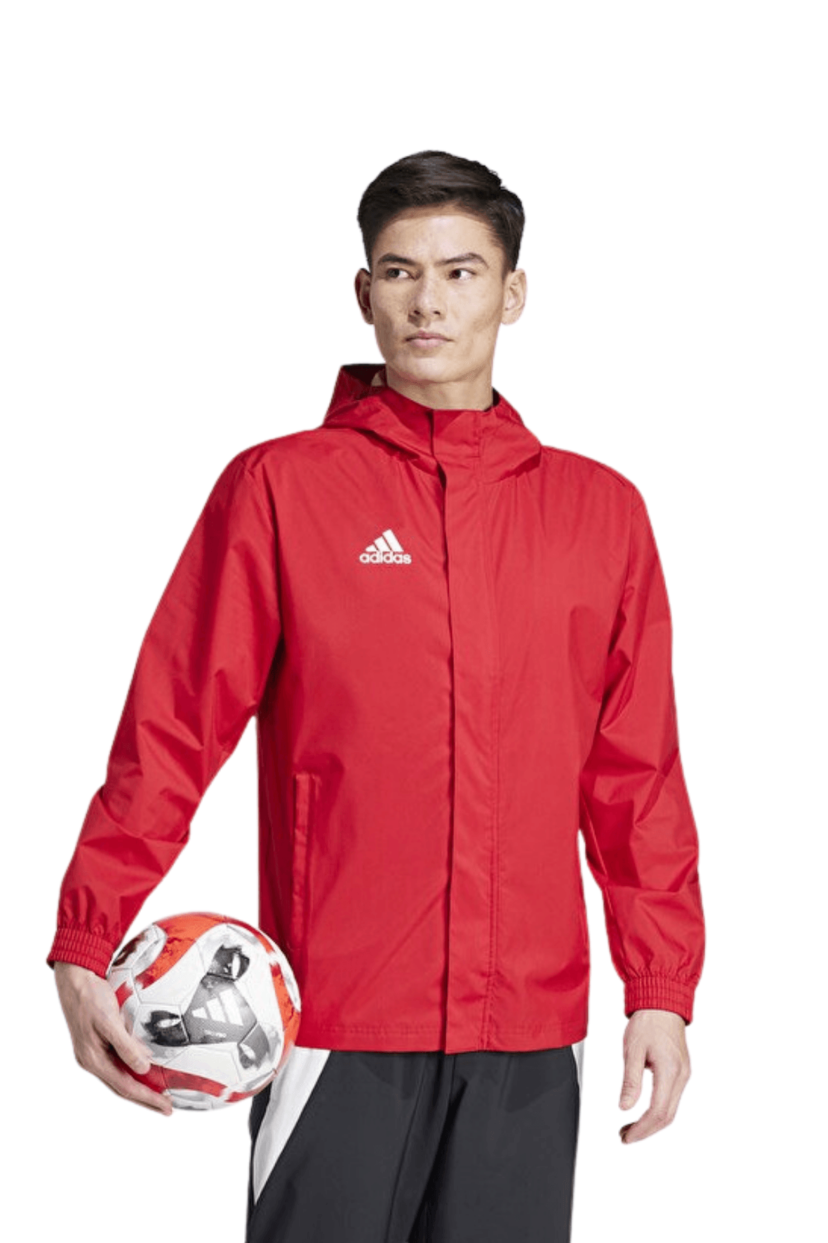 Adidas ENT22 AW Jkt Erkek Futbol Yağmurluk – Kırmızı, Su Geçirmez