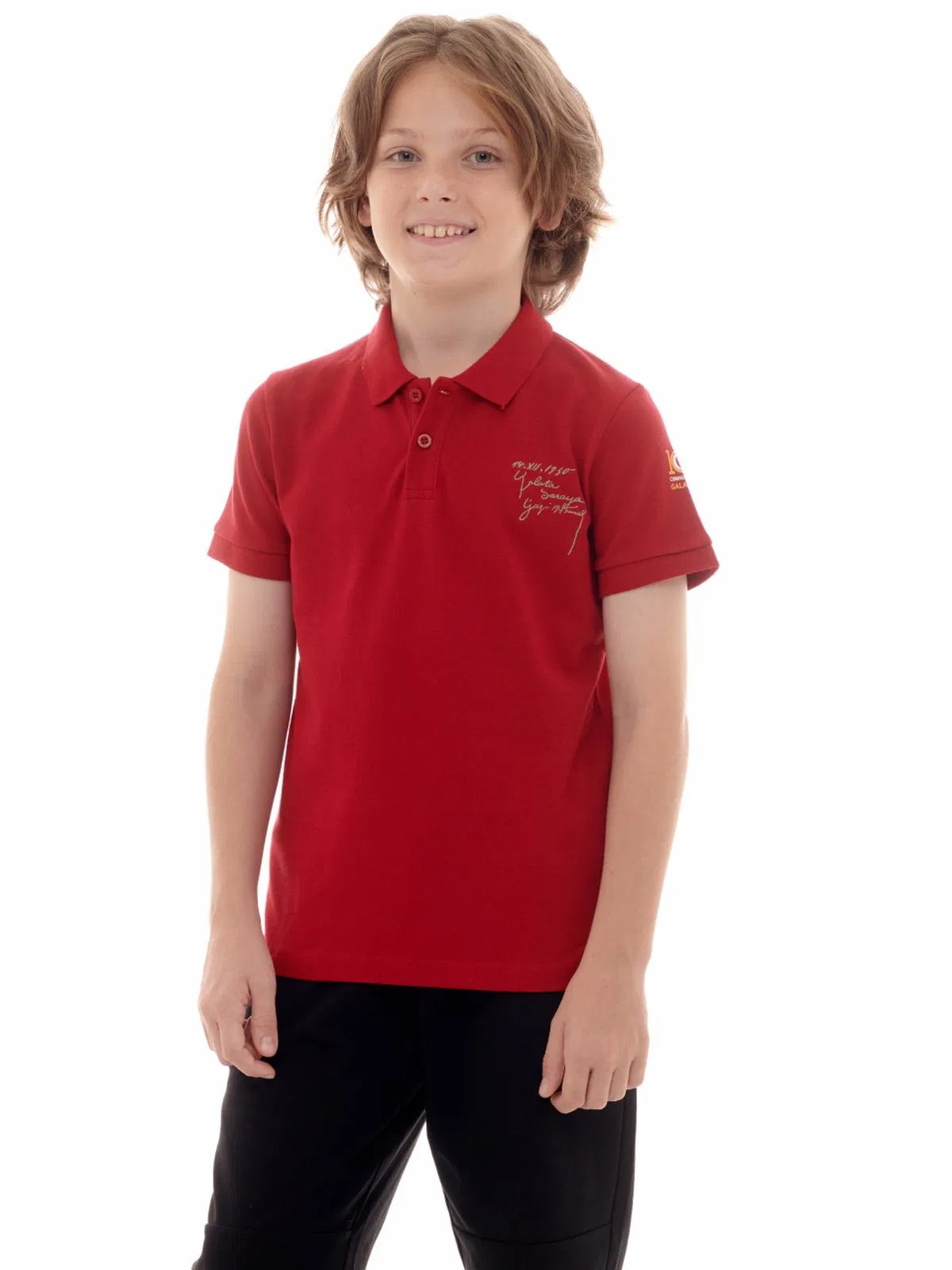 GSSTORE- Galatasaray 100.yıl Çocuk Polo Tişört C232177