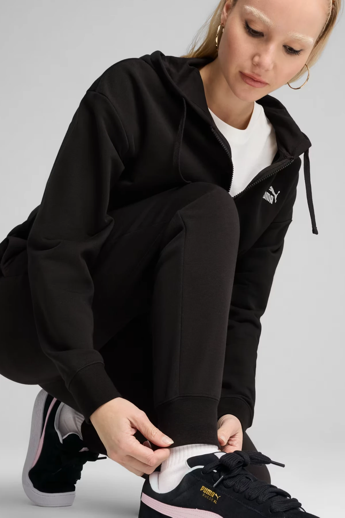 Puma Essentials No.1 Logo Siyah Kadın Eşofman Altı 68245001