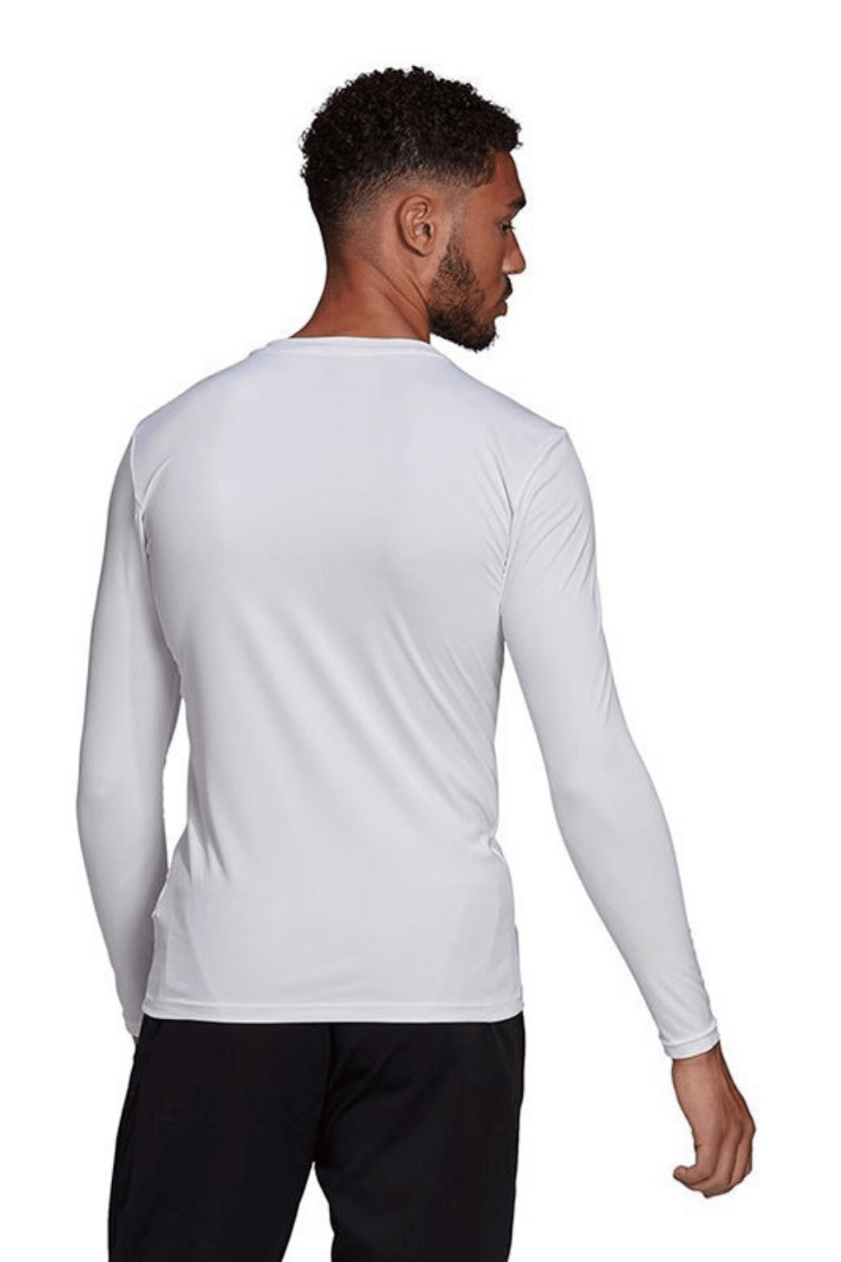 Adidas Team Base Tee Erkek Uzun Kollu Antrenman Tişört – Beyaz