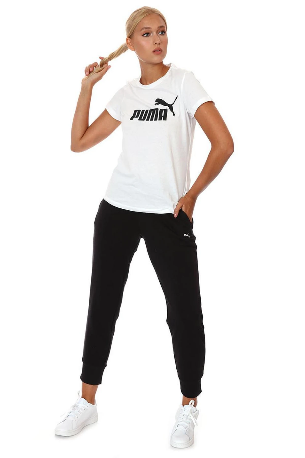 Puma Essential Logo Tee Kadın Tişört