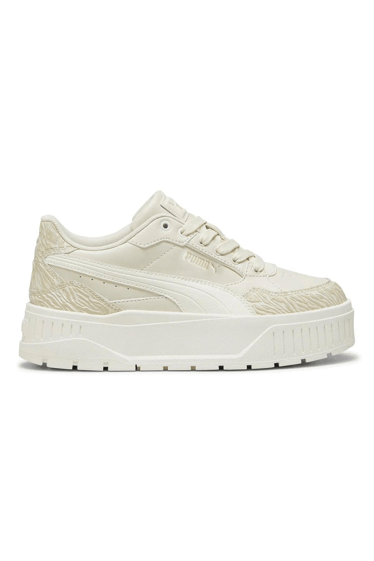 Puma Karmen II Fever Beyaz Kadın Krem Sneaker