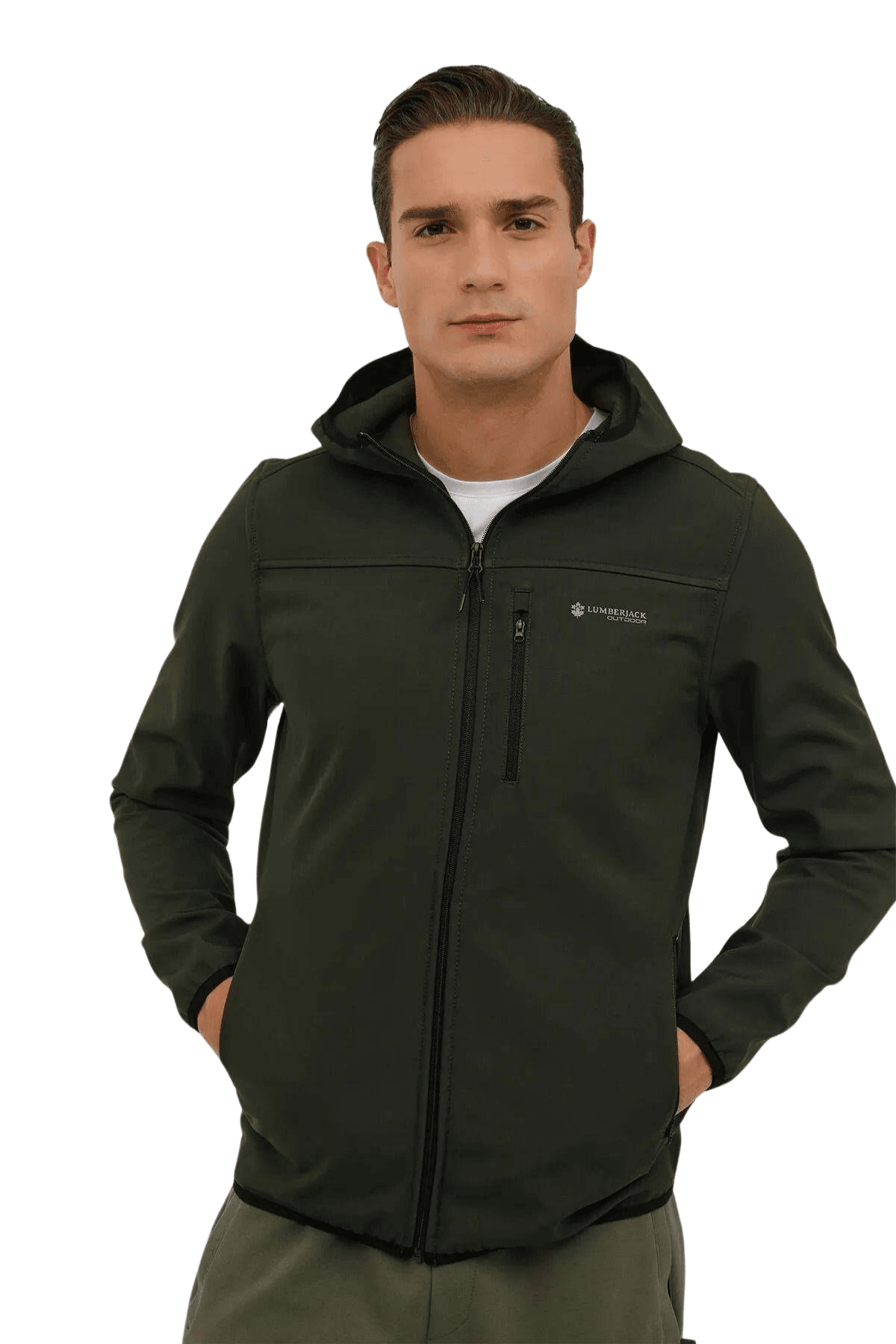 Lumberjack Basic Softshell Erkek Haki Basic Ceket