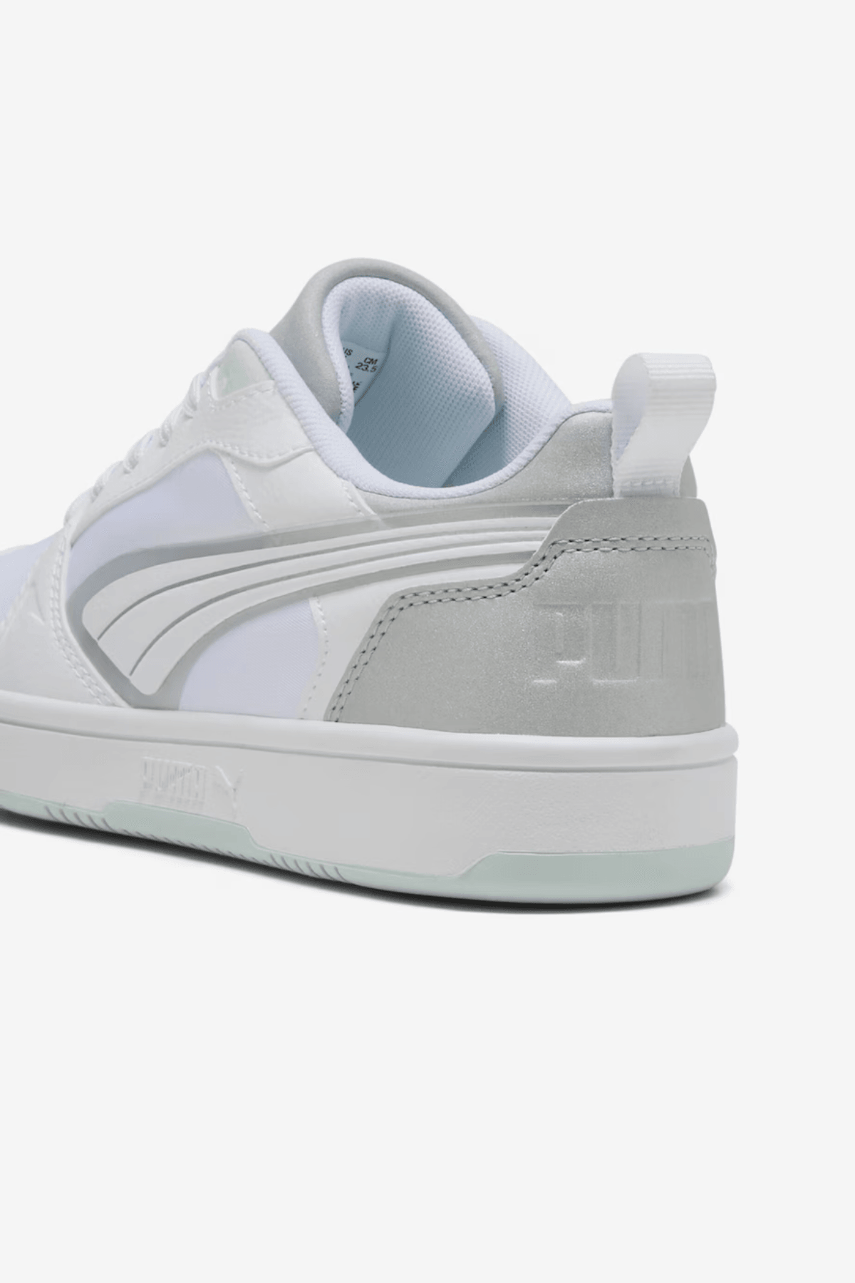 Puma Rebound V6 Low Beyaz Aqua Metal Kadın Spor Ayakkabı 40038901
