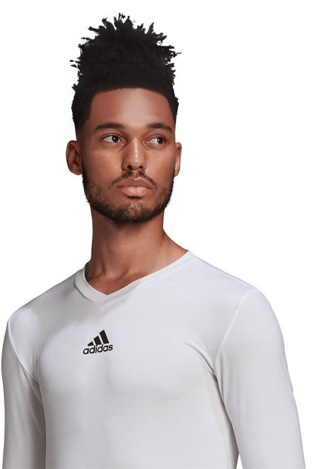 Adidas Team Base Tee Erkek Beyaz Uzun Kollu Antrenman Tişört