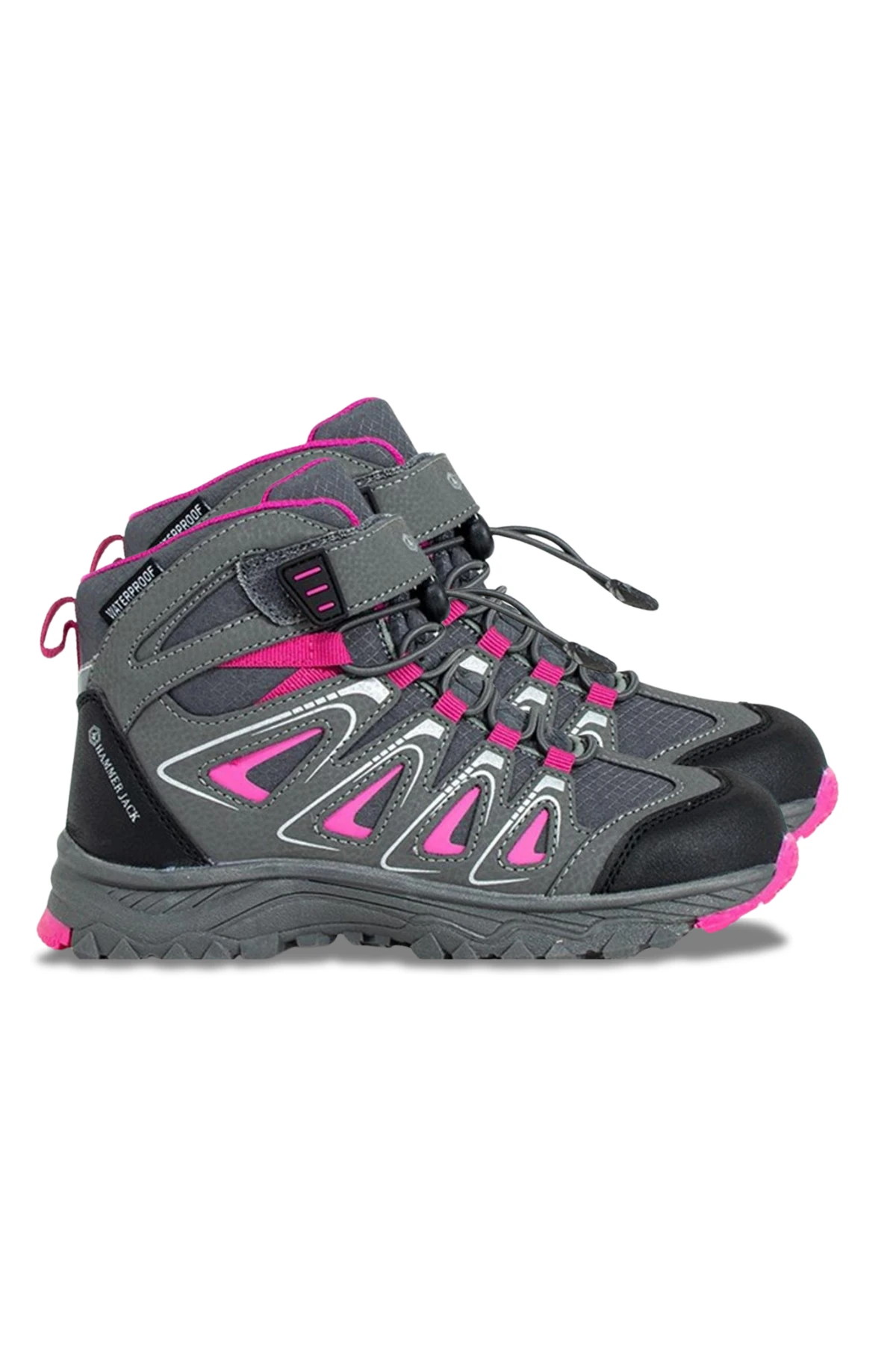 Hammer Jack Celos Su Geçirmez Gri Fuşya Çocuk Outdoor Bot 10123206-F