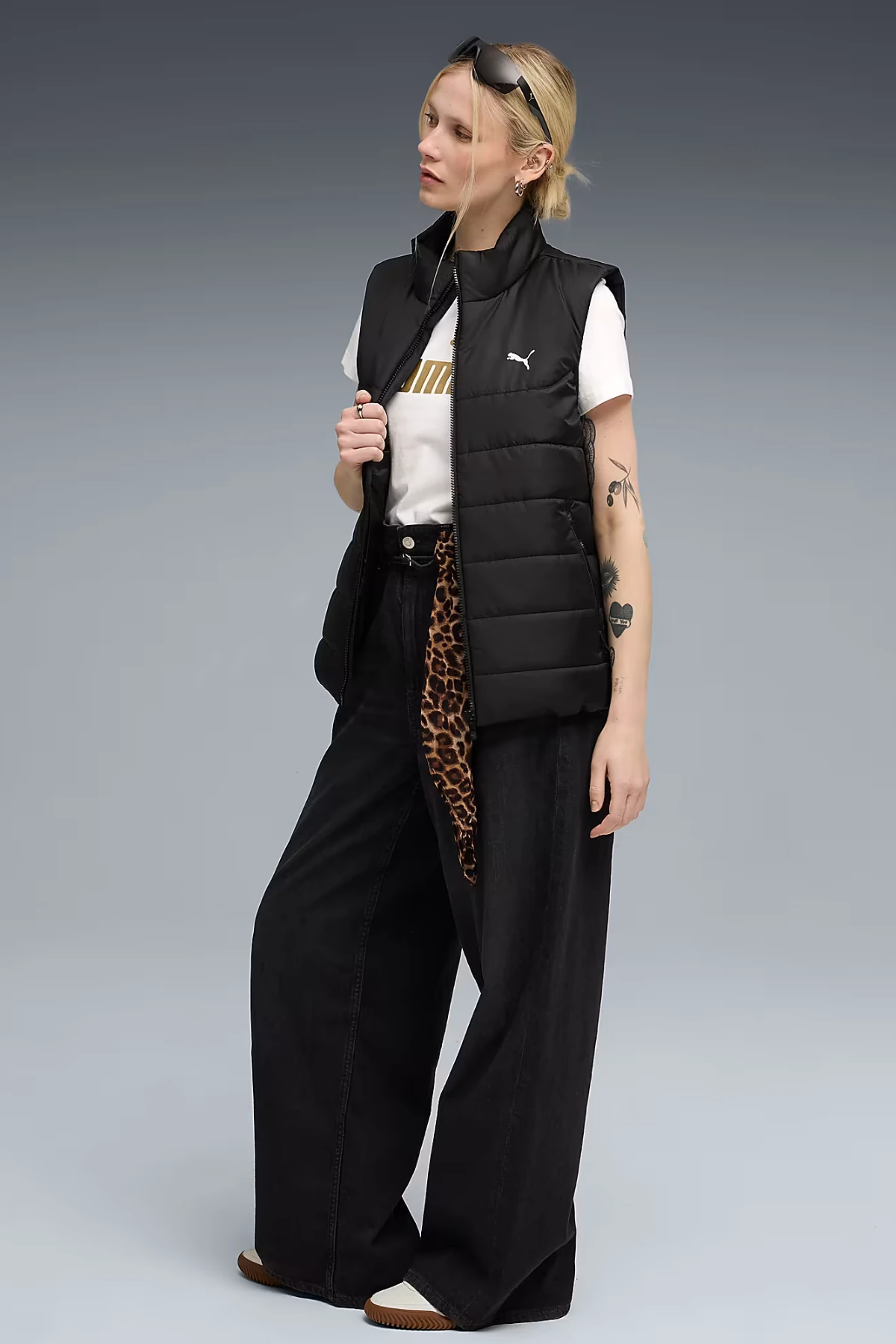 Puma Essentials Padded Kadın Siyah Dik Yaka Spor Yelek 685229 01