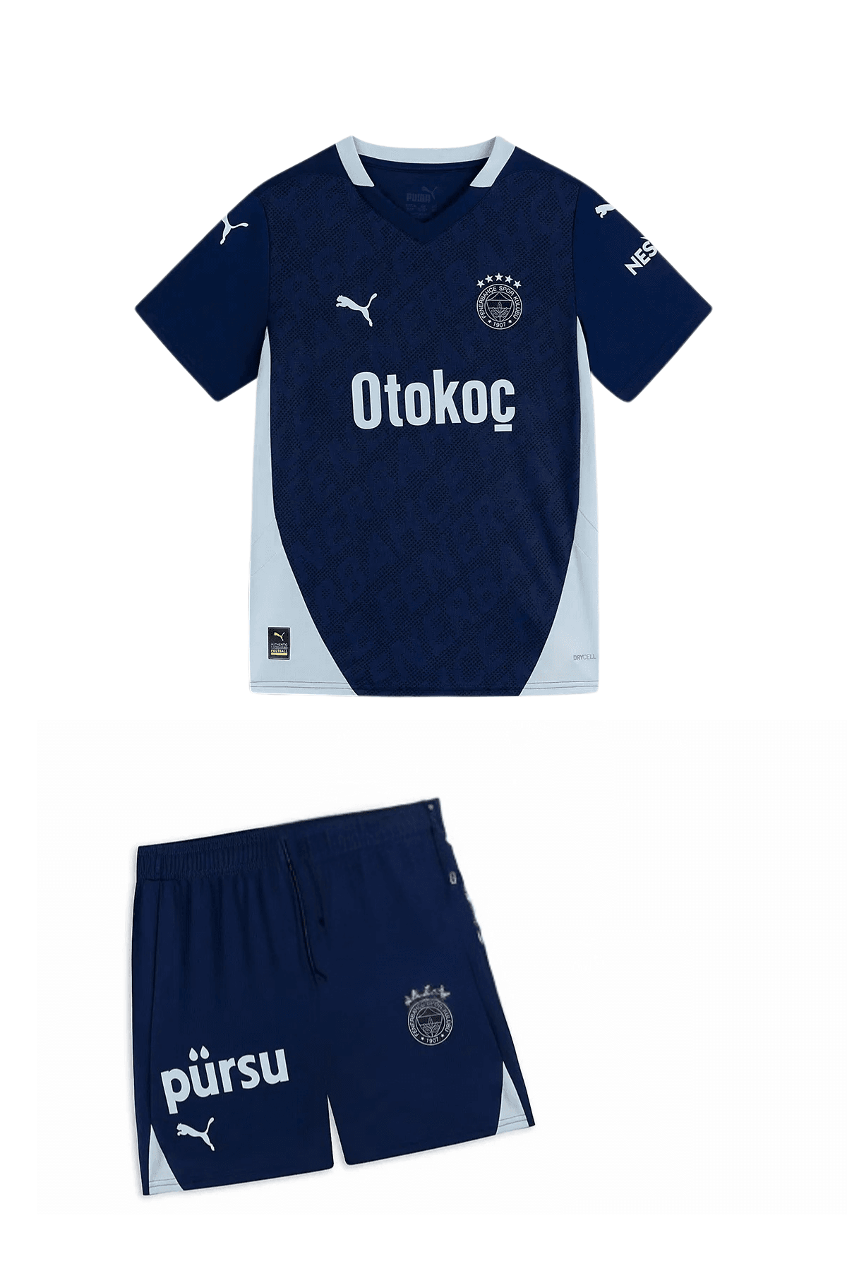 Fenerbahçe Puma 2024/25 Çocuk Lacivert Futbol Forma Takımı 77537909