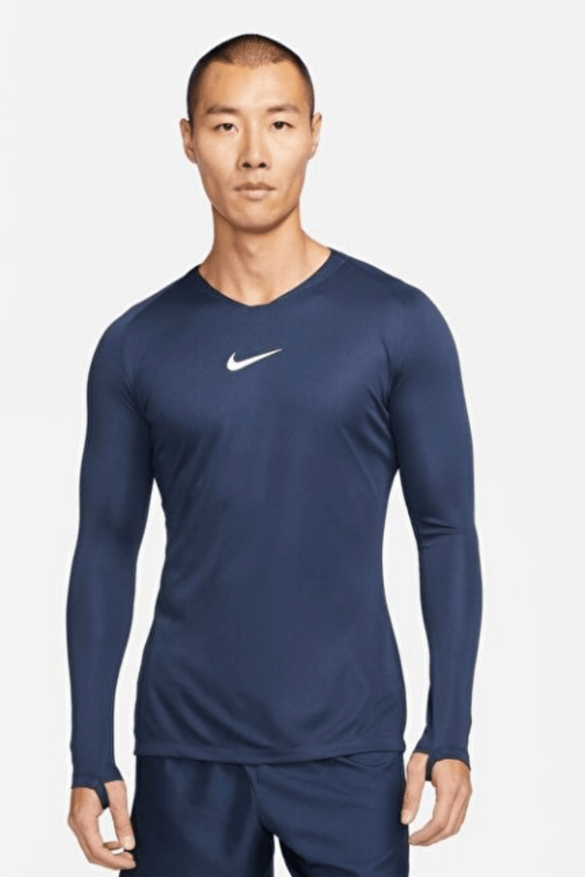 Nike Park First Layer Erkek Lacivert V Yaka Tişört AV2609-410