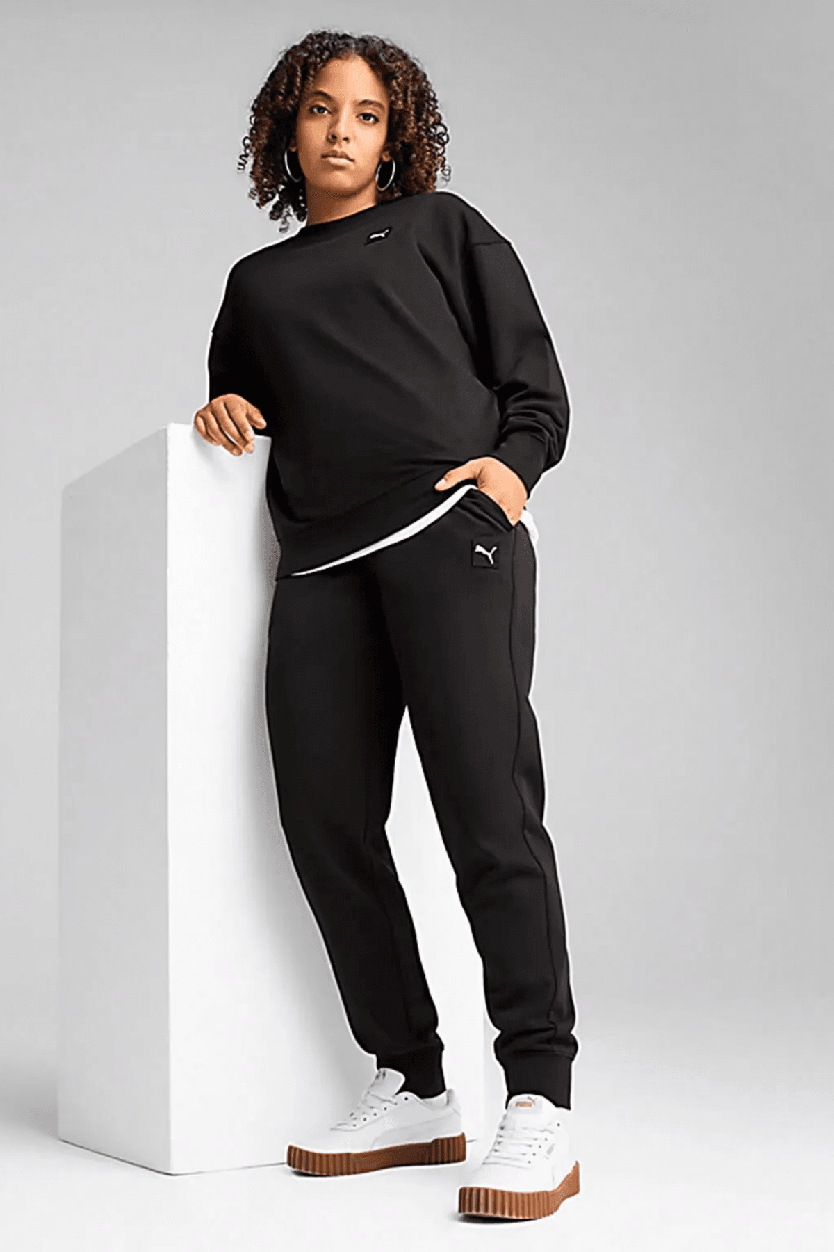 Puma ESS Elevated Siyah Kadın Eşofman Altı 68501901