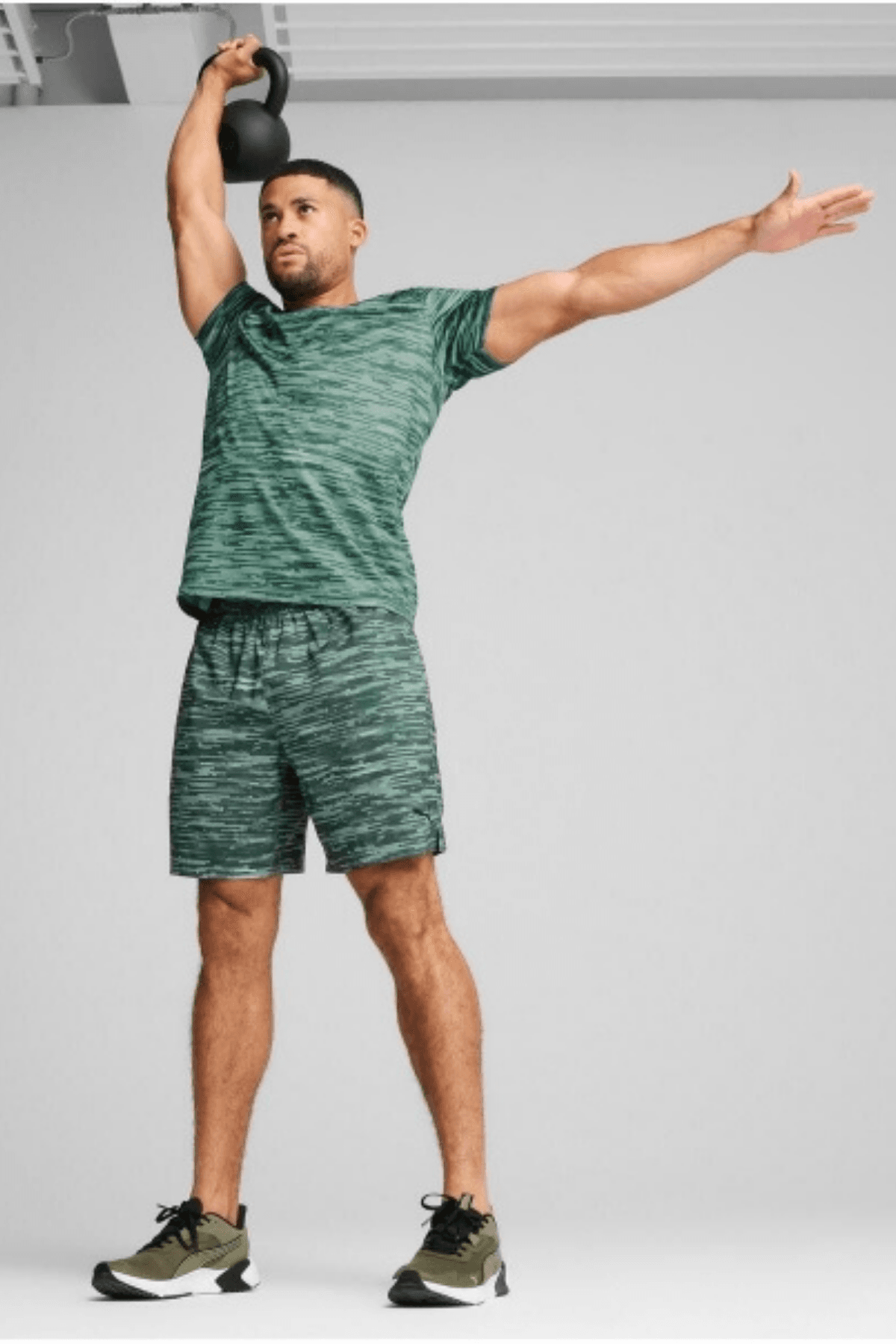 Puma Tad Essentials Aop Tee Erkek Yeşil Spor Tişört 52671830