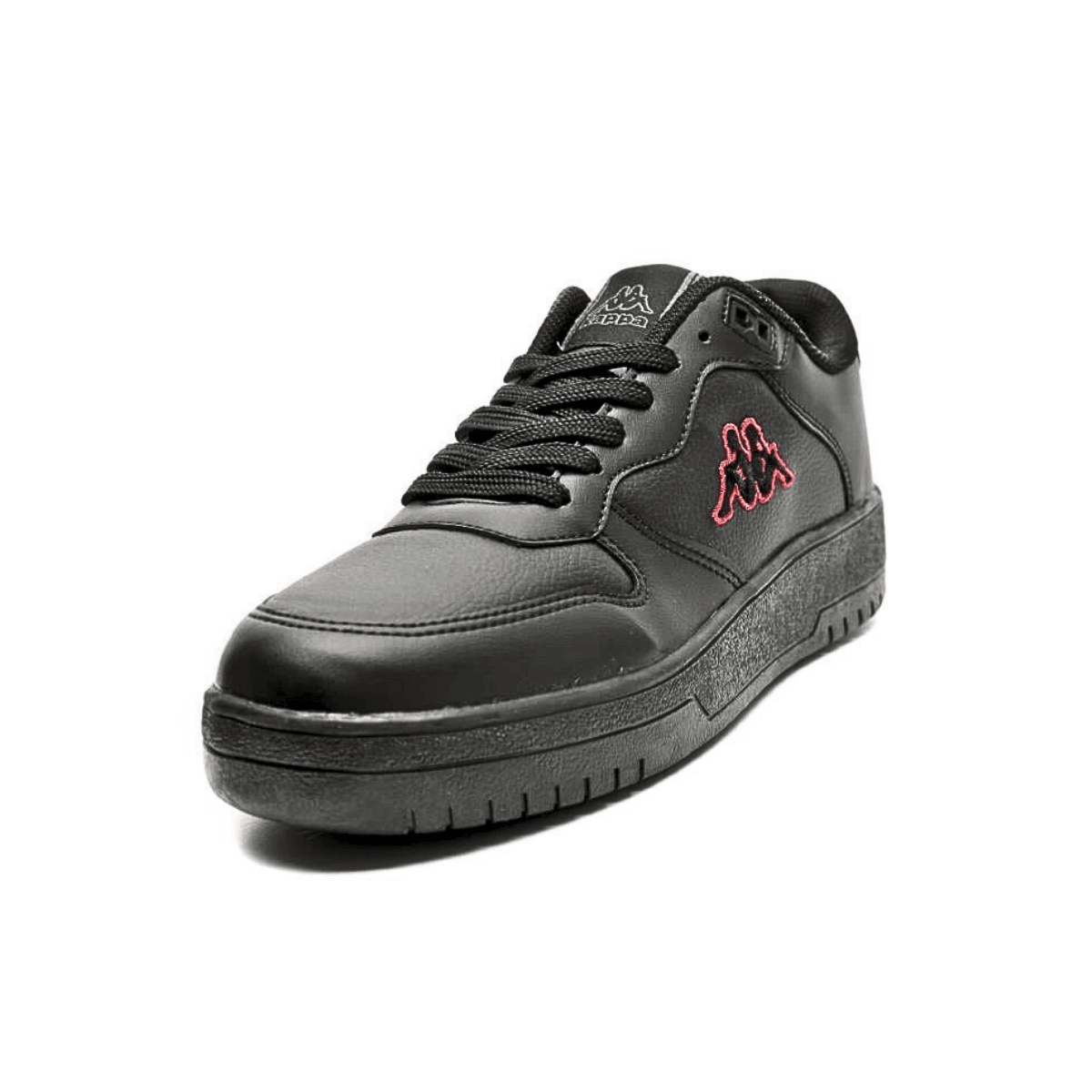 Kappa Logo Maserta Unisex Siyah Kırmızı Sneaker