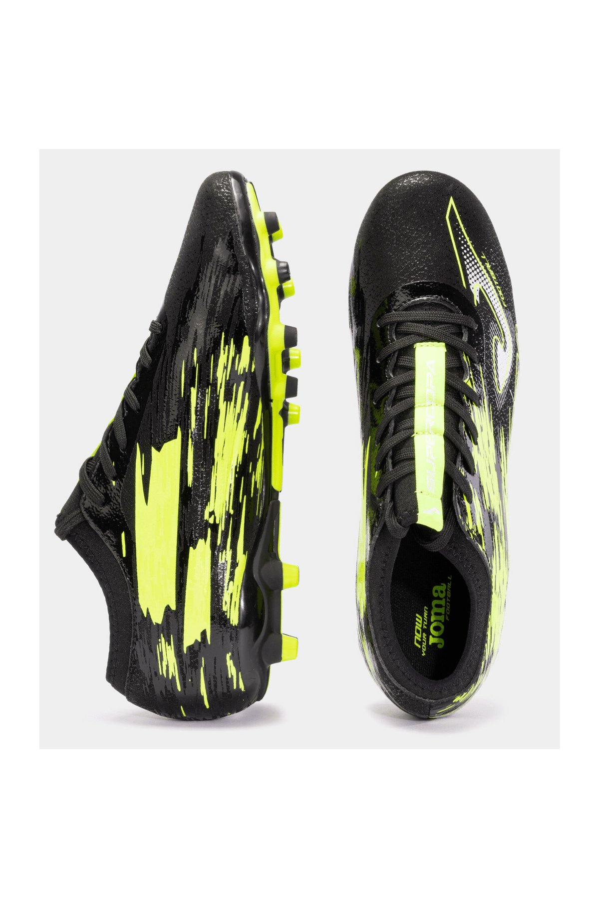Joma Super Copa 2201 Siyah Yeşil Futbol Krampon