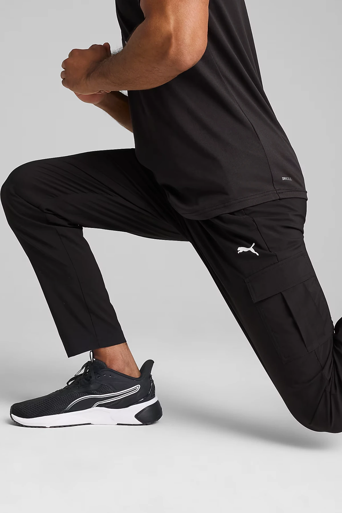 Puma Tad Tech Woven Cargo Erkek Siyah Eşofman Altı 52613601