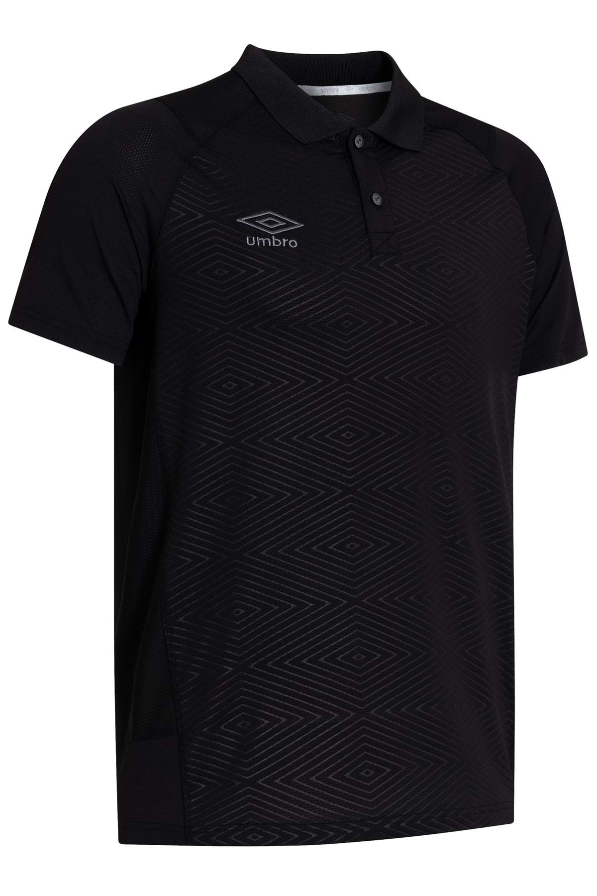 Umbro Solo Polo T-Shirt Polo Yaka Siyah Erkek Tişört