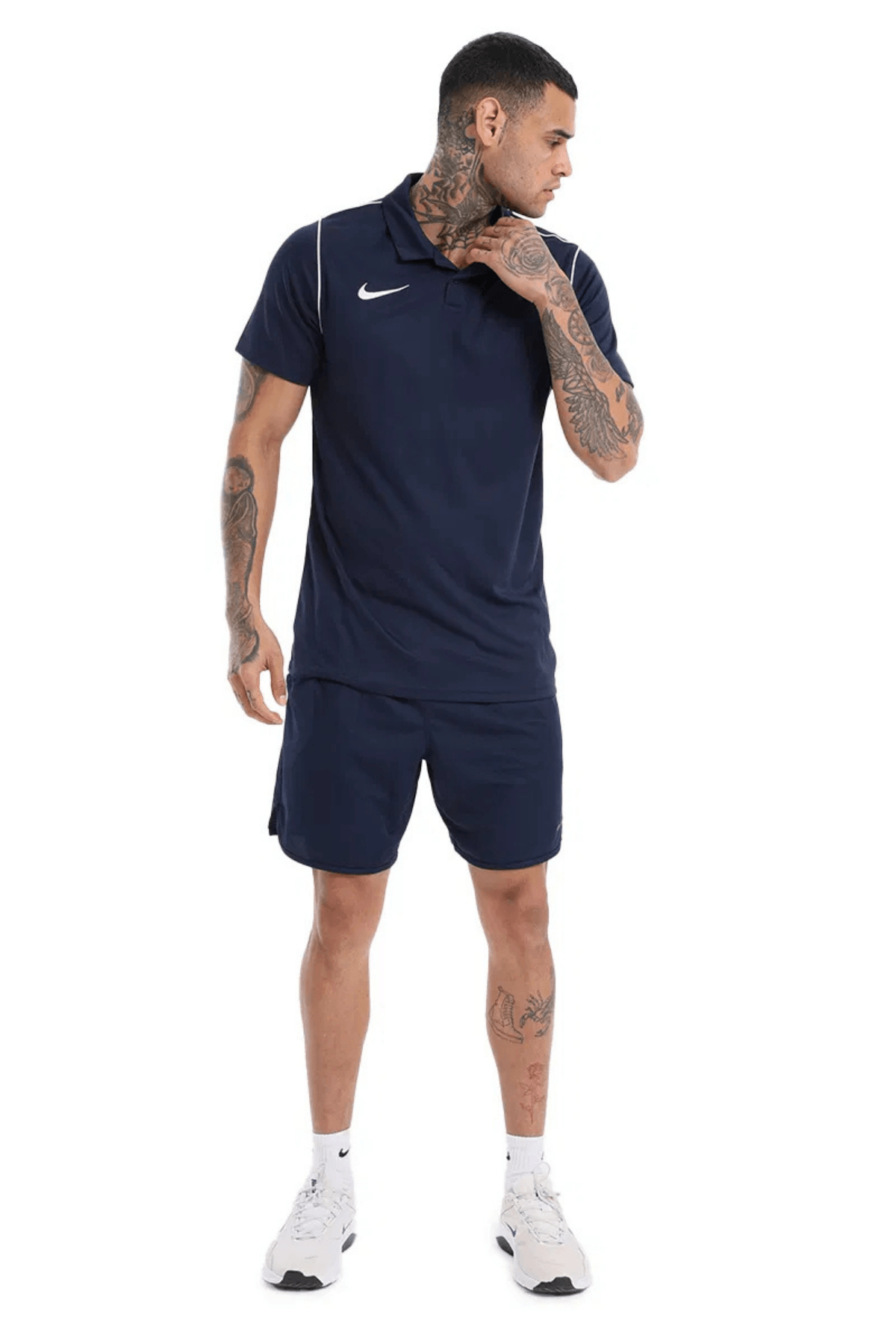 Nike Dry Park Erkek Lacivert Futbol Polo Tişört BV6879-410