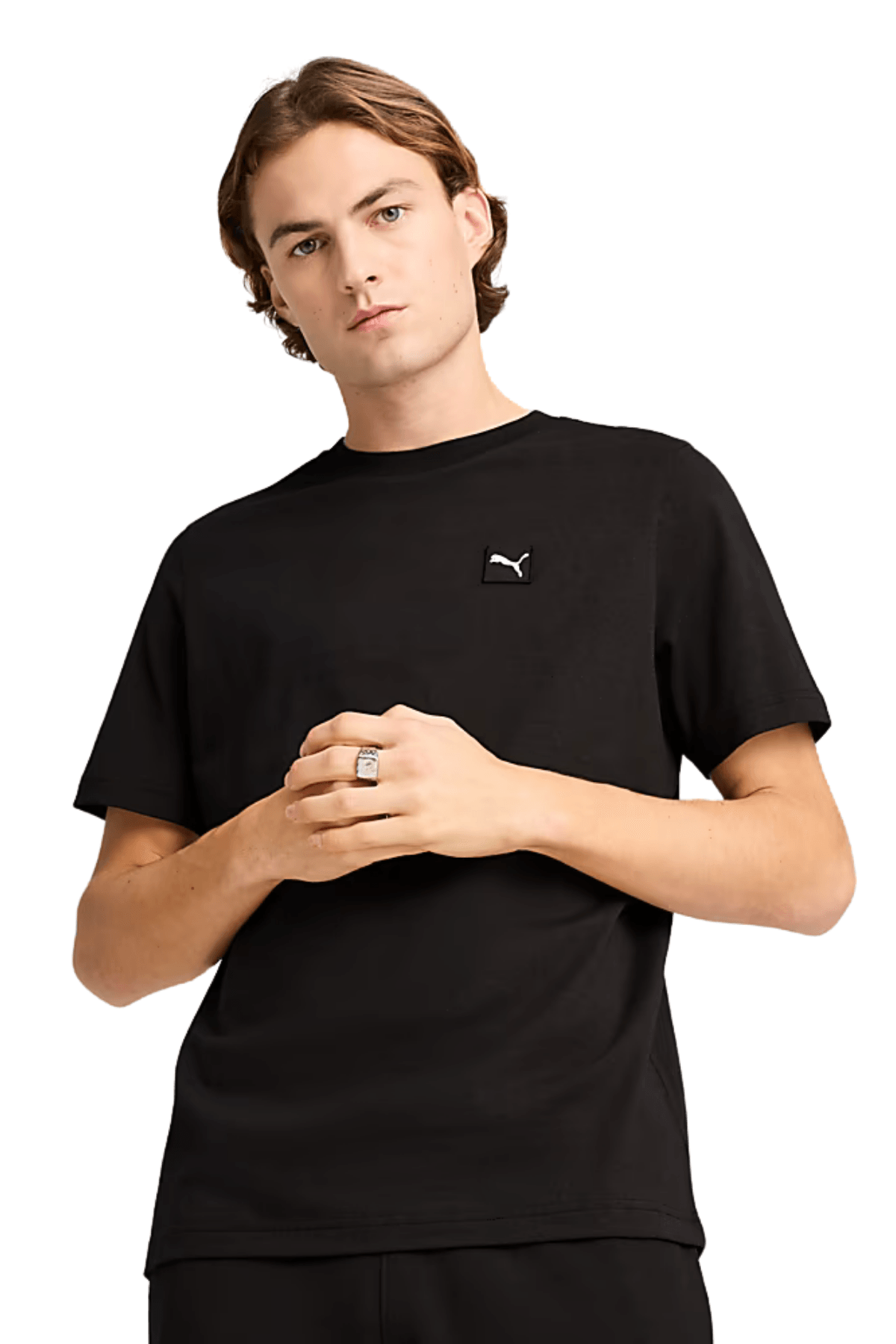Puma Essentials Elevated Erkek Siyah Tişört