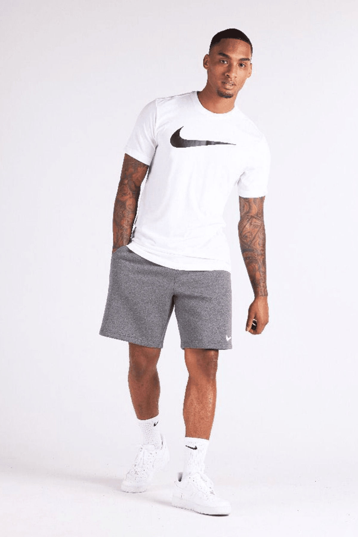 Nike Dri-Fit Park 20 Erkek Beyaz Tişört