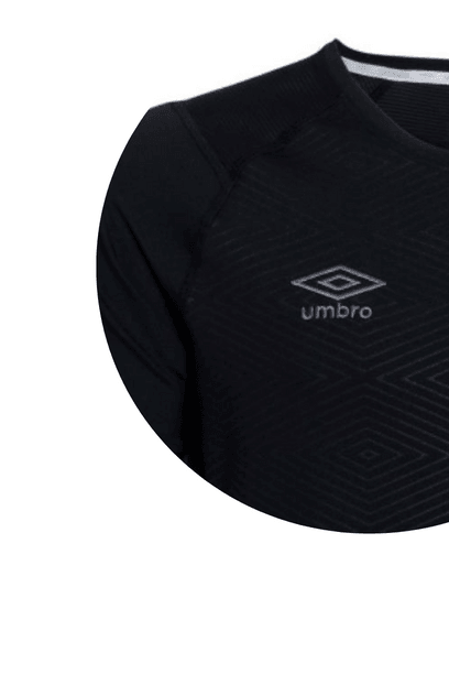 Umbro Siyah Solo Training Erkek bisiklet Yaka Tişört