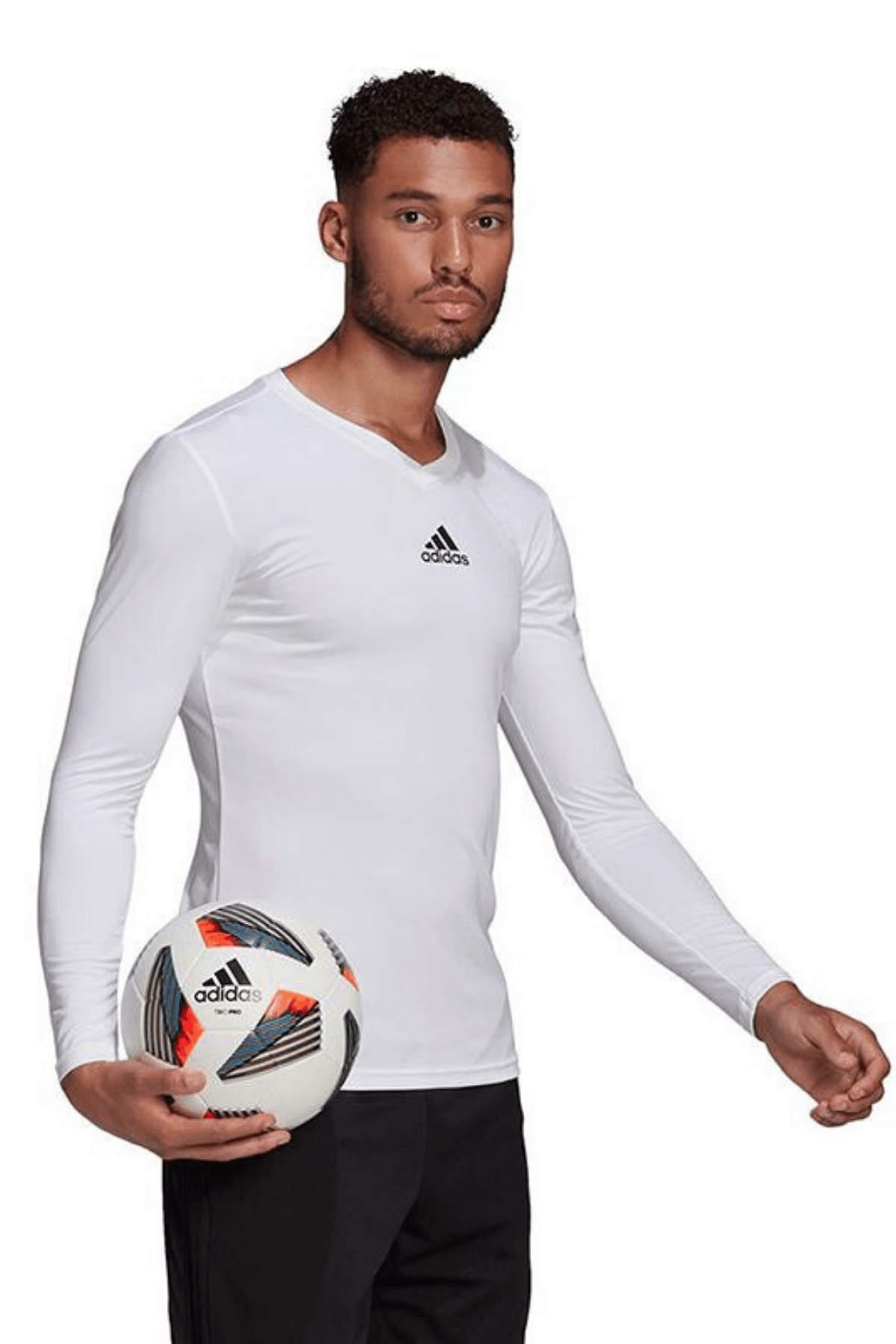 Adidas Team Base Tee Erkek Uzun Kollu Antrenman Tişört – Beyaz