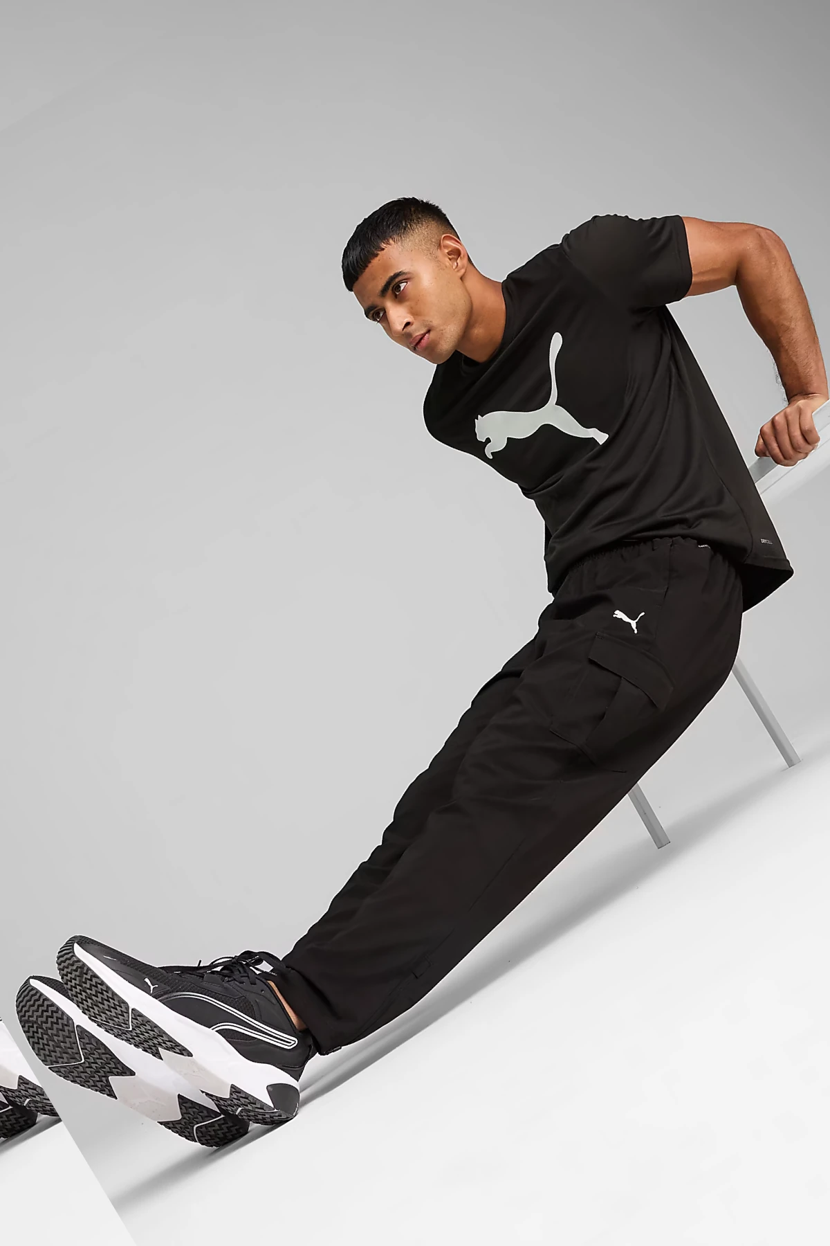 Puma Tad Tech Woven Cargo Erkek Siyah Eşofman Altı 52613601