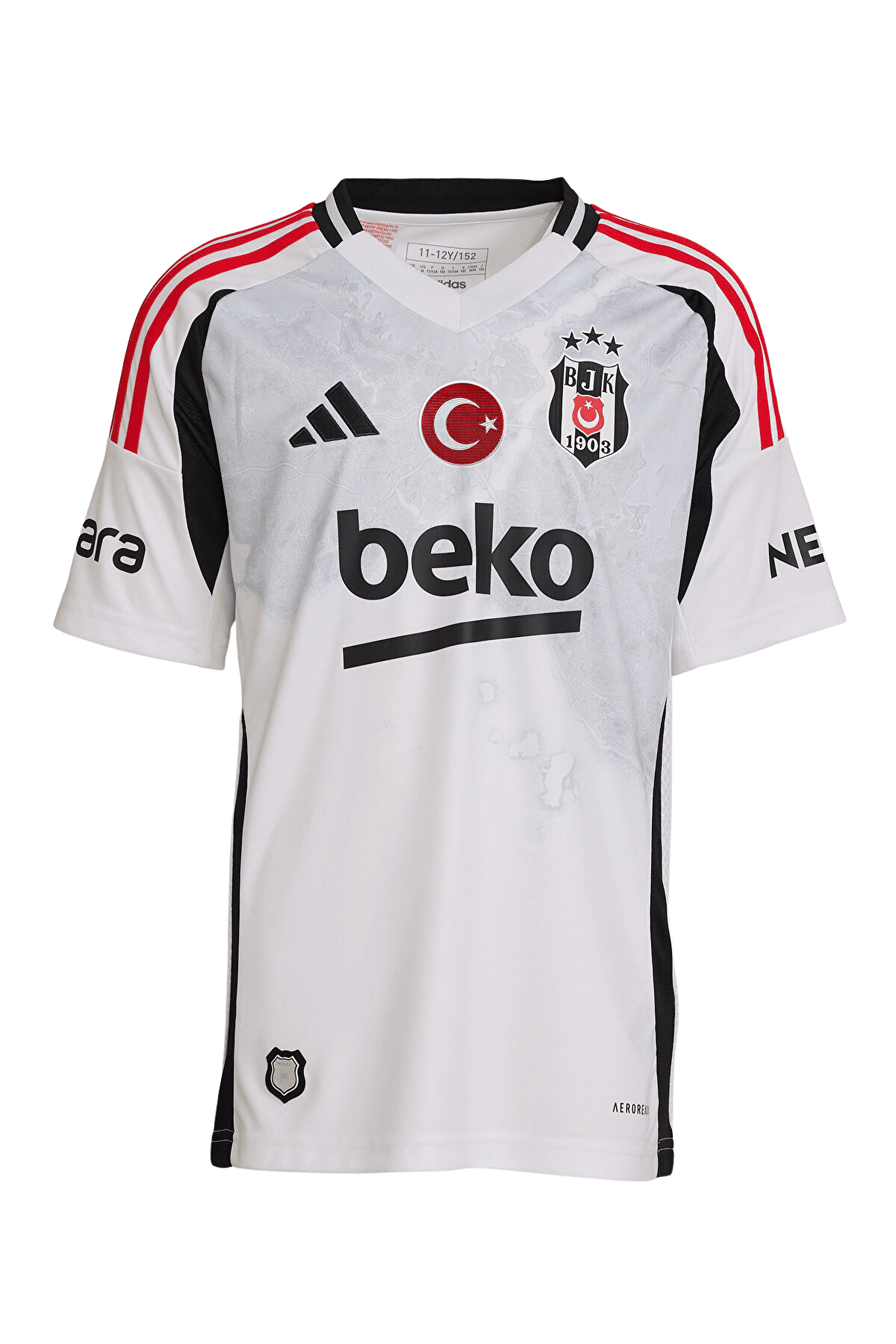 Beşiktaş J.K. Adidas 3 Çocuk Beyaz Futbol Forma IT1475