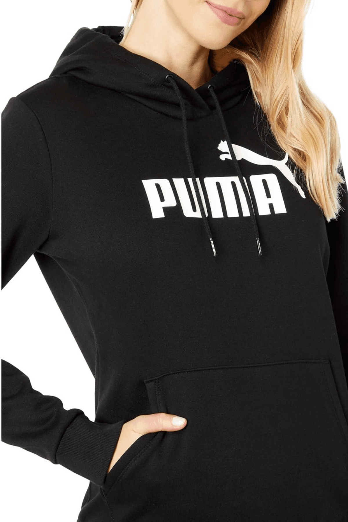 Puma Essential Logo Hoodie Tr Kadın Siyah Sweatshirt 58679101