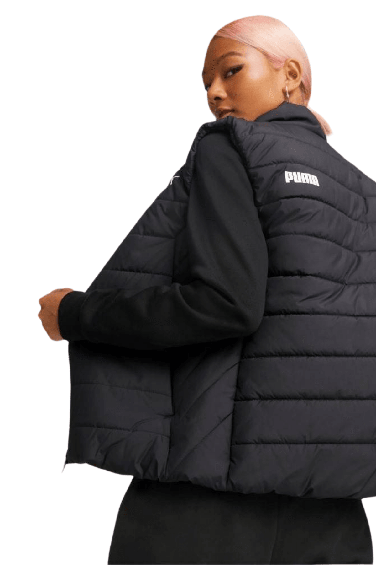 Puma Ess Padded Vest Kadın Siyah Spor Yelek