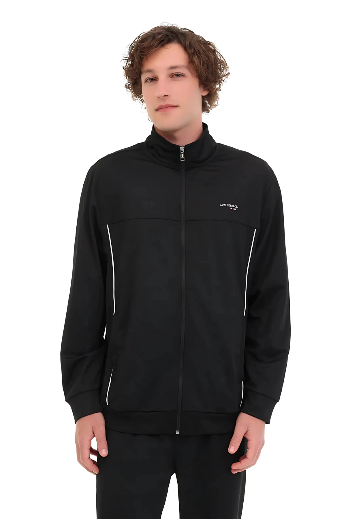 Lumberjack ML Fall 18ITL705 5PR Erkek Siyah Eşofman Üstü 102024099