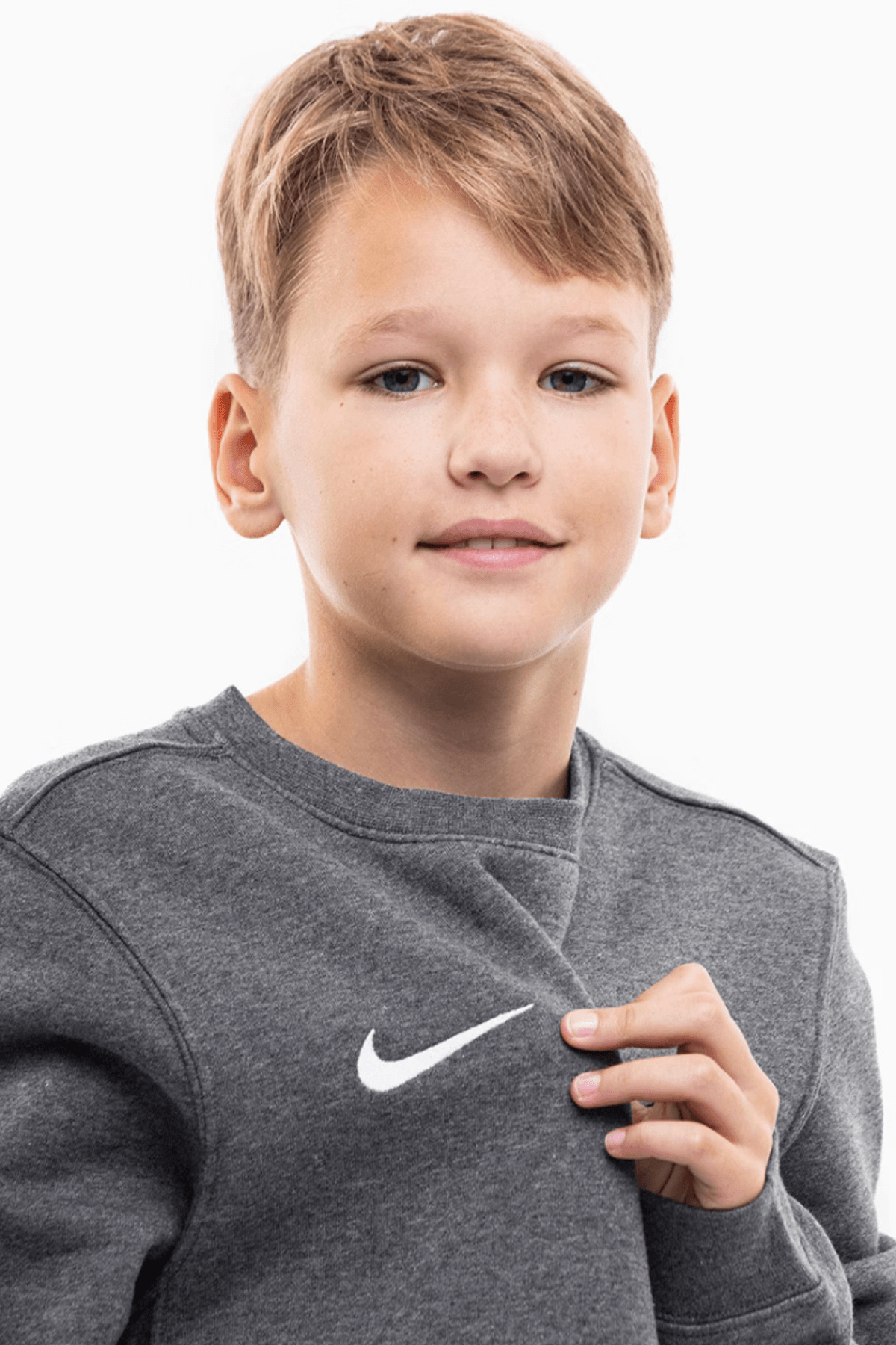 Nike Y Nk Flc Park20 Crew Gri Genç Erkek Sweatshirt CW6904-071