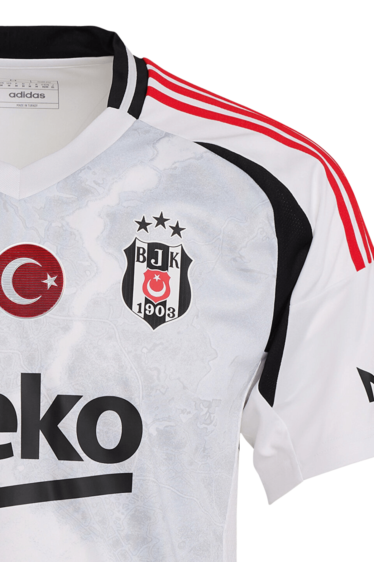 Beşiktaş J.K. Adidas 3 Erkek Beyaz Futbol Forma IU1255