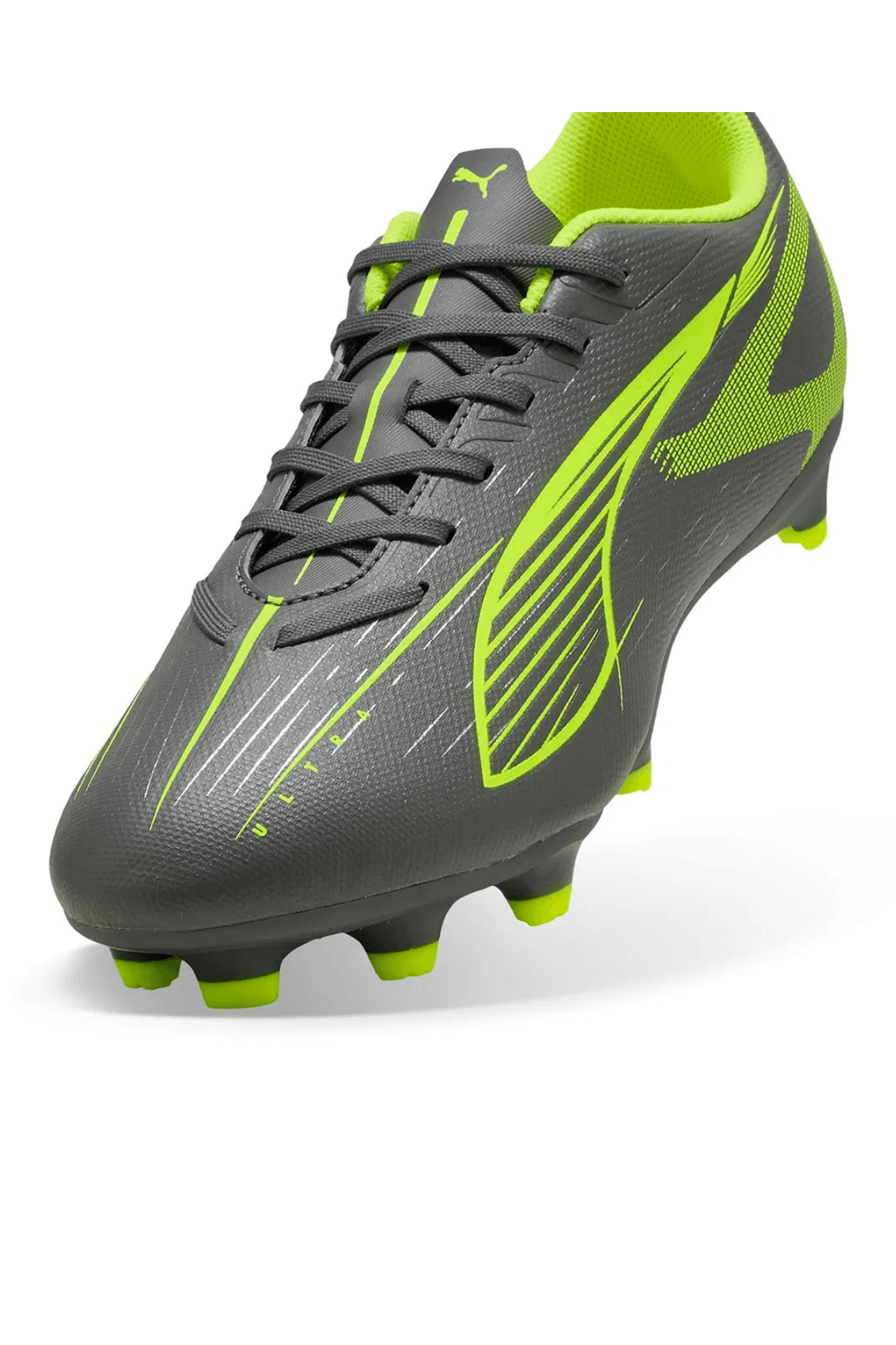 Puma ULTRA 5 PLAY FG/AG Erkek Gri - Yeşil Krampon 10816903