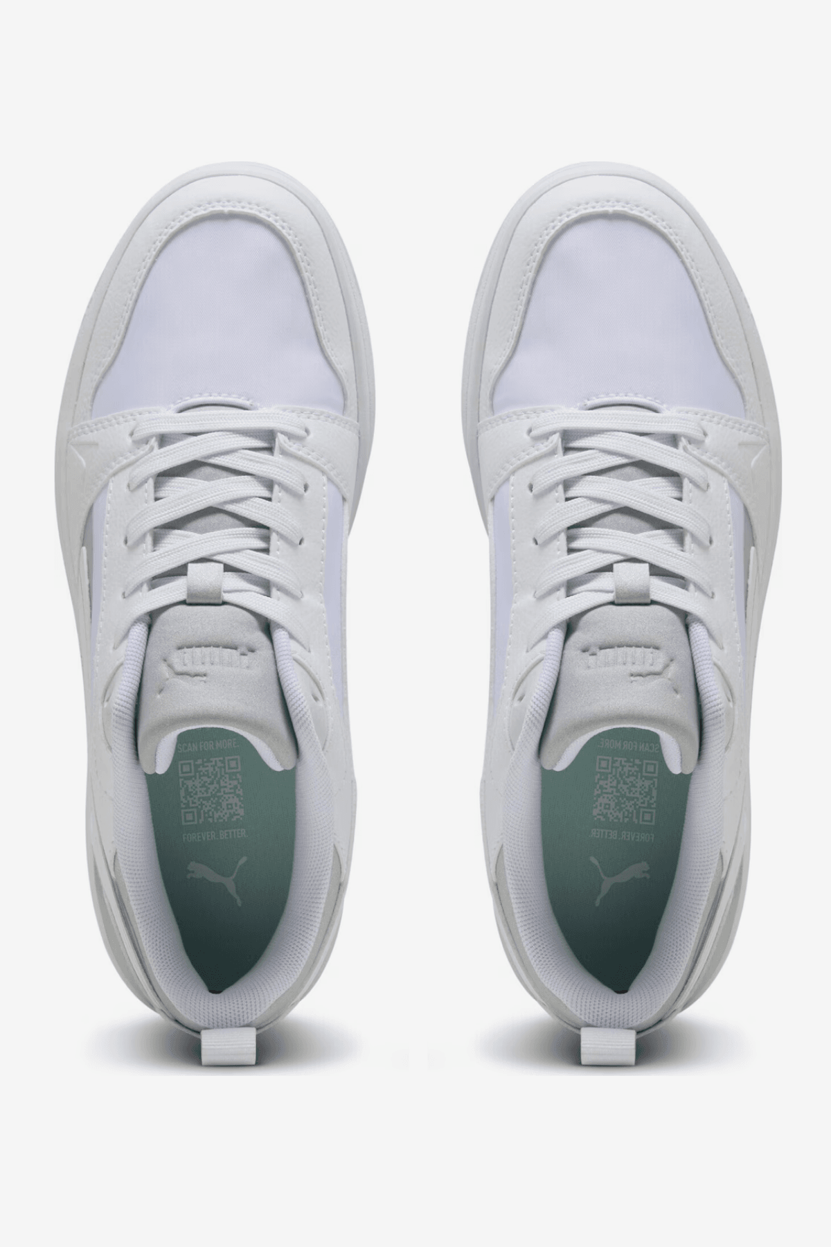 Puma Rebound V6 Low Beyaz Aqua Metal Kadın Spor Ayakkabı 40038901