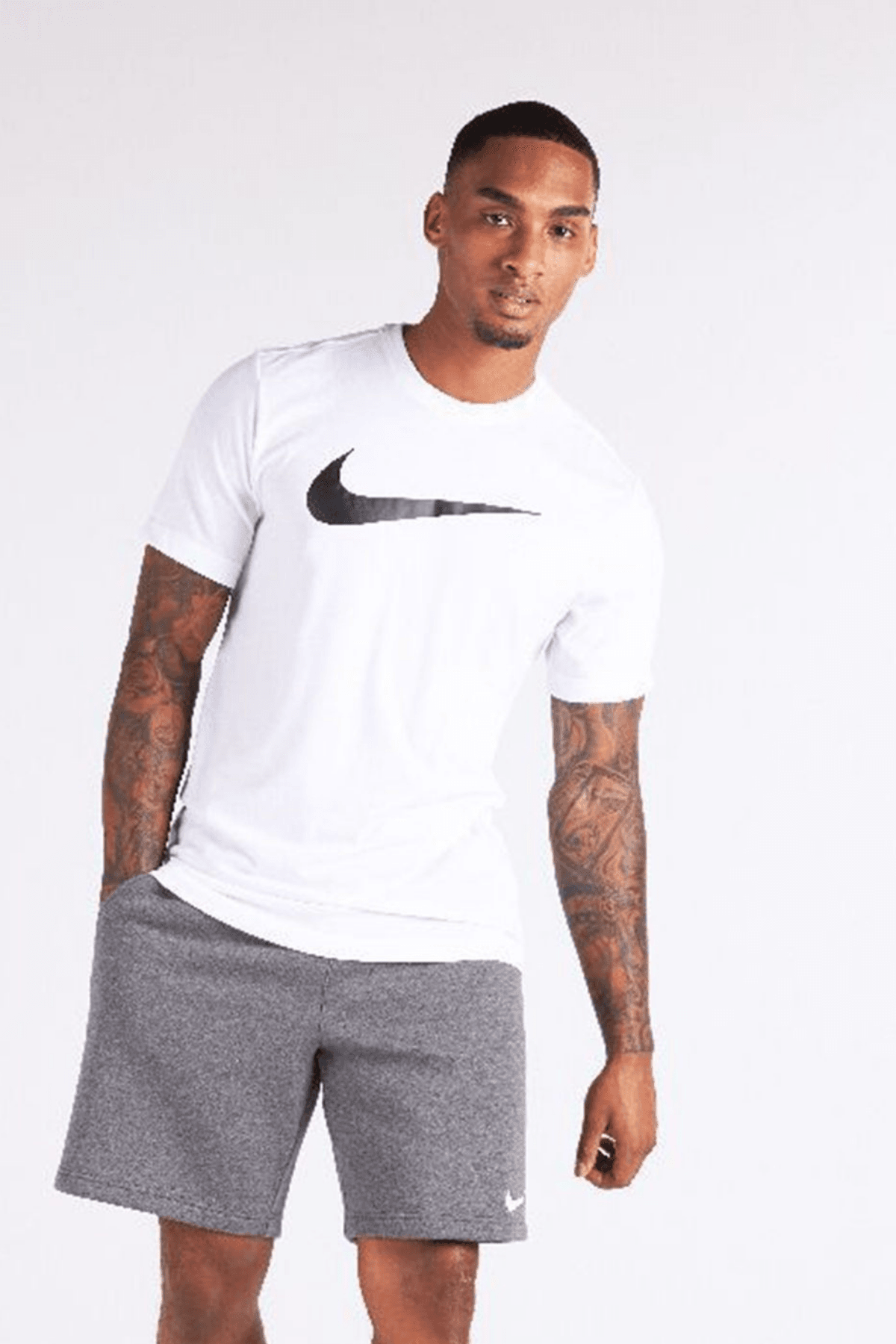 Nike Dri-Fit Park 20 Erkek Beyaz Tişört