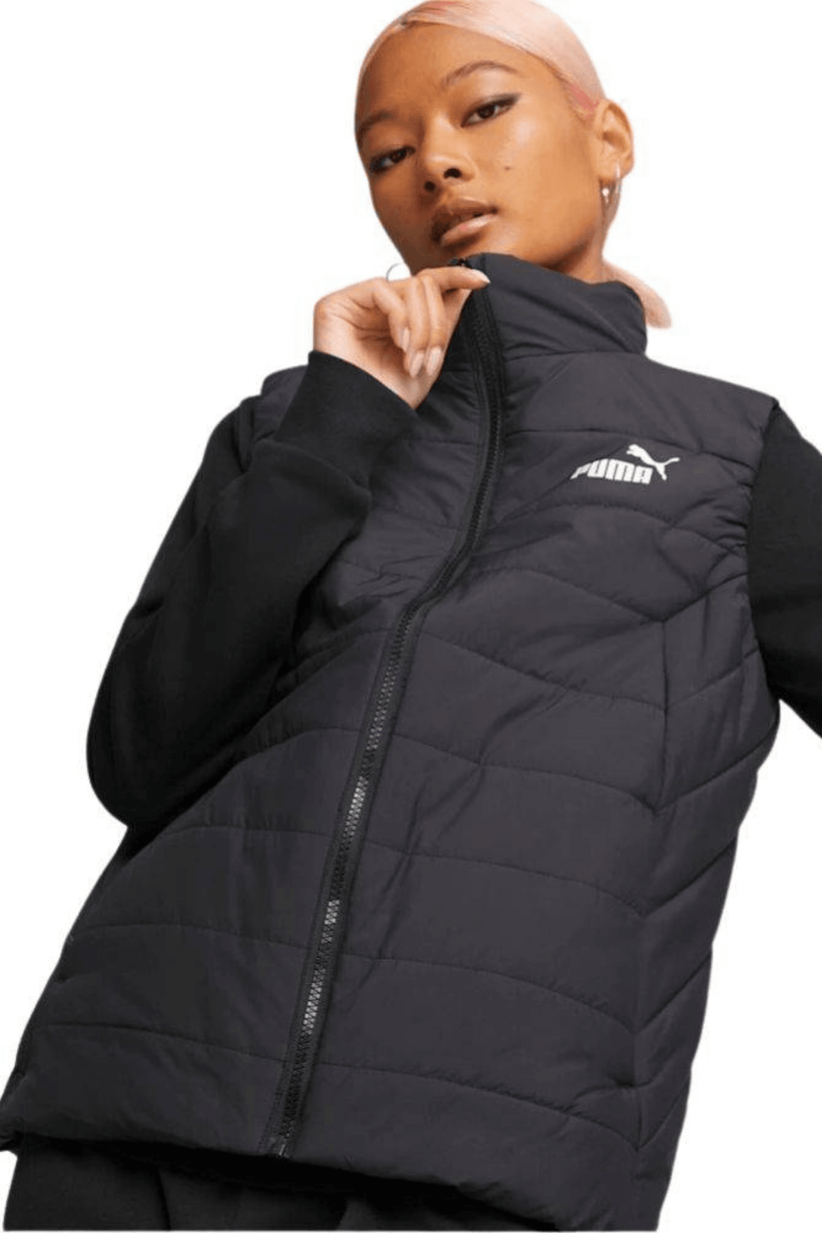 Puma Ess Padded Vest Kadın Siyah Spor Yelek