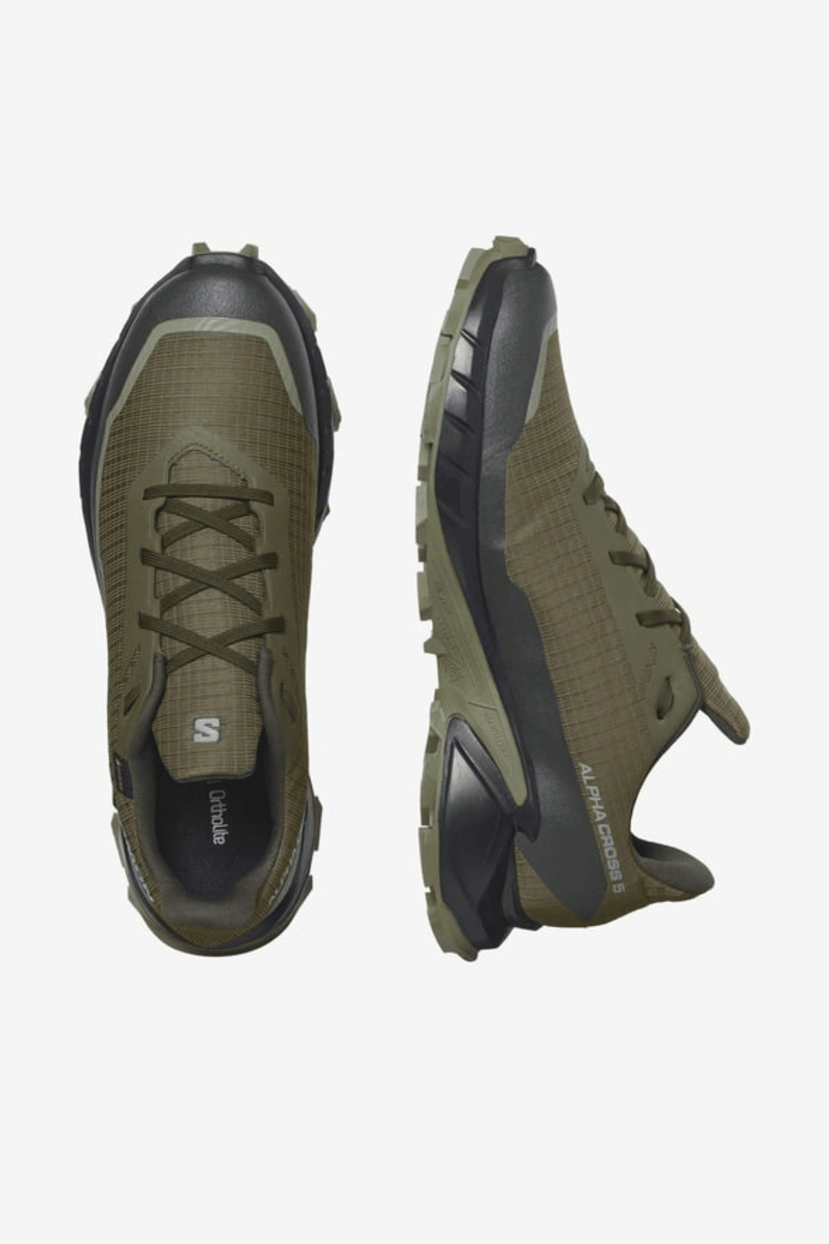 Salomon Alphacross 5 Gore-tex Haki Siyah Outdor Ayakkabı