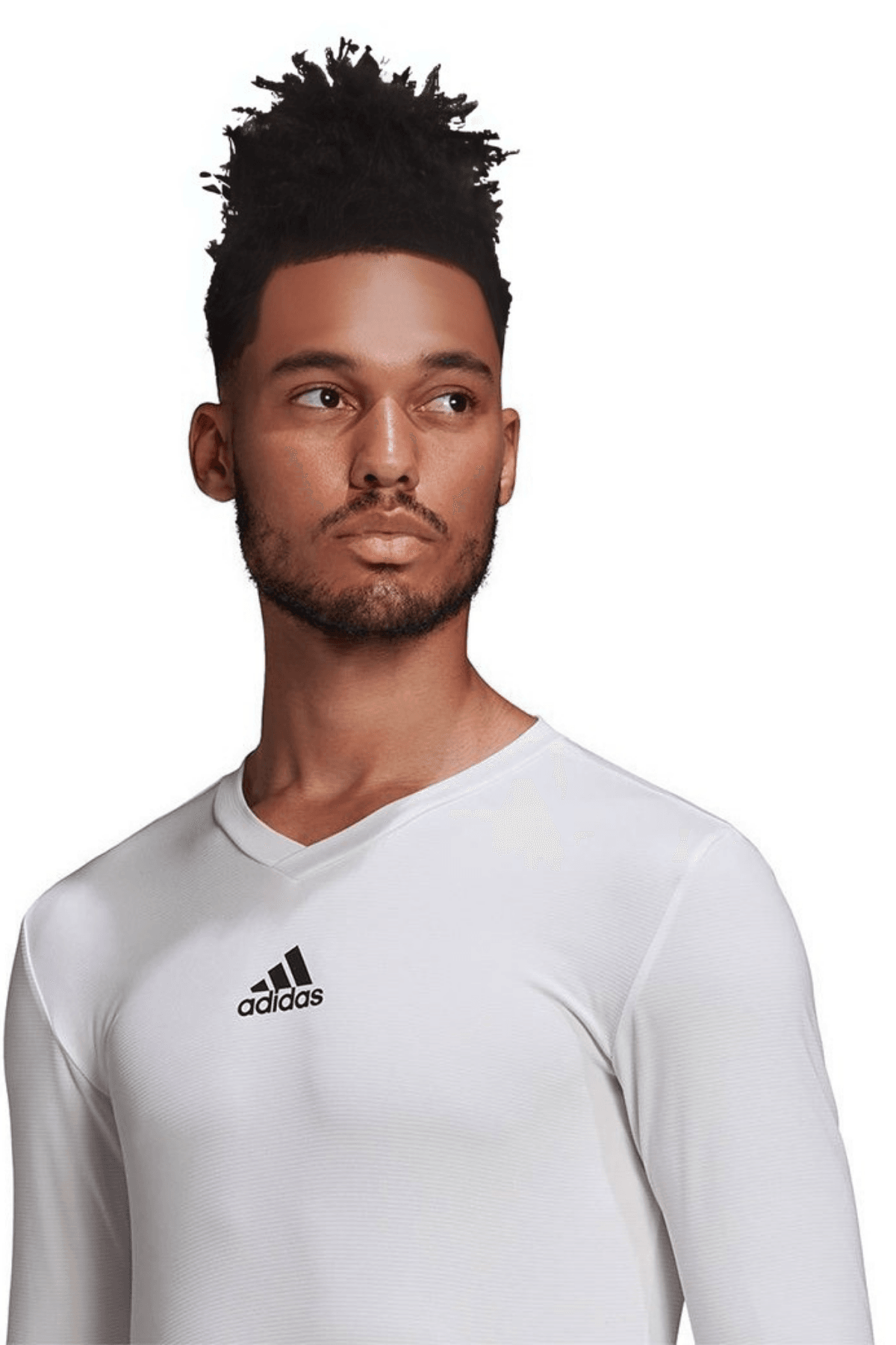 Adidas Team Base Tee Erkek Uzun Kollu Antrenman Tişört – Beyaz