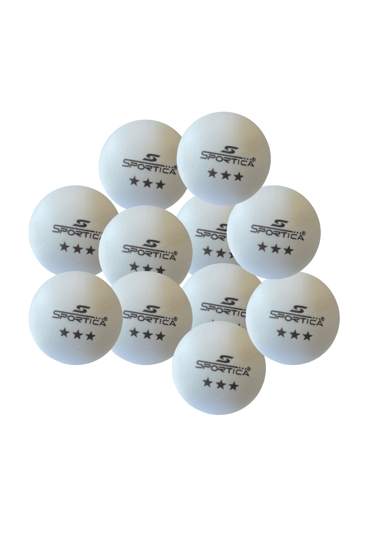 Sportica 100 lü Beyaz Masa Tenis Topu/ Pinpon Topu PP-200