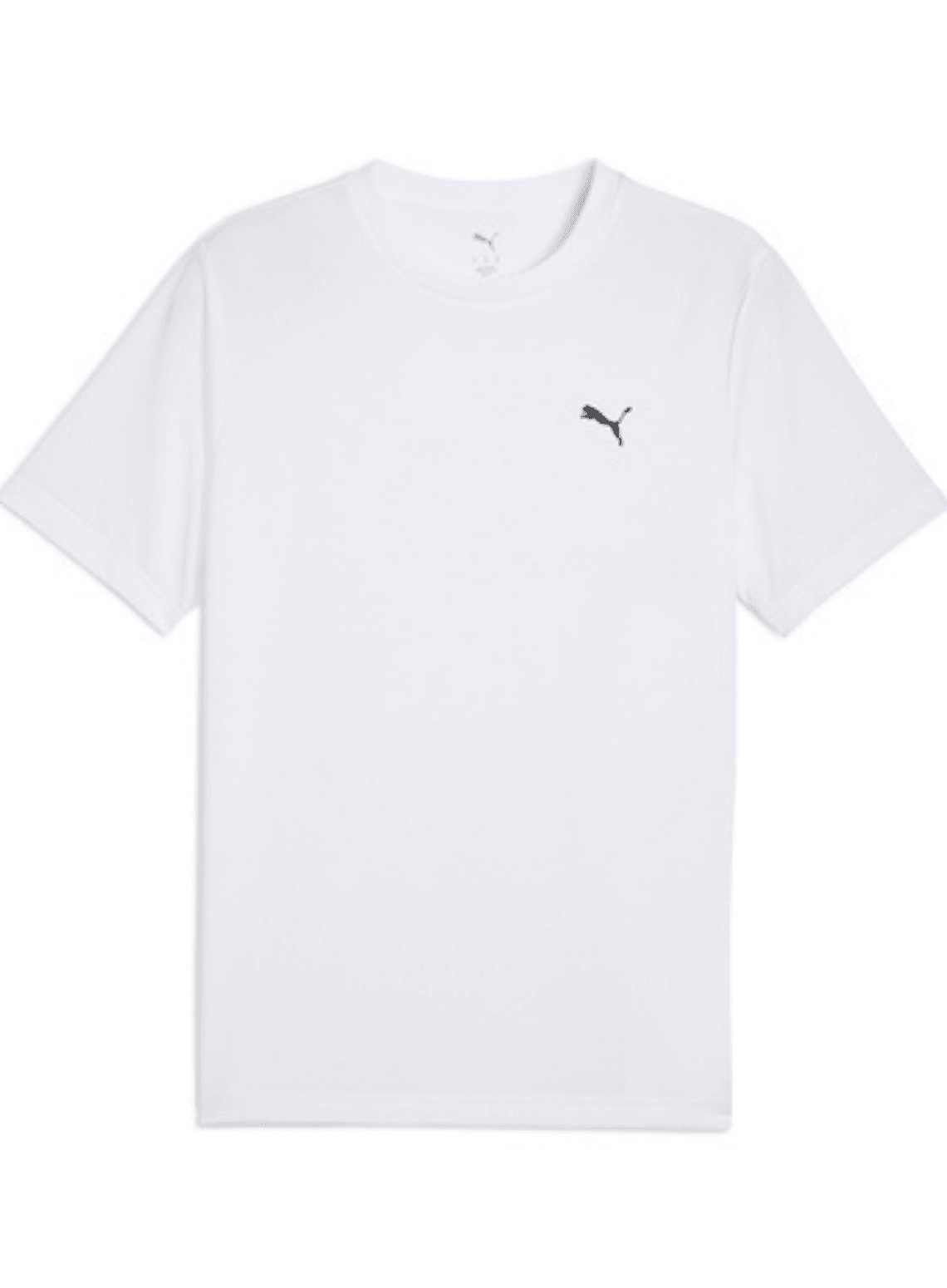 Puma ESS Small Logo Poly Tee Erkek Spor Beyaz Tişört