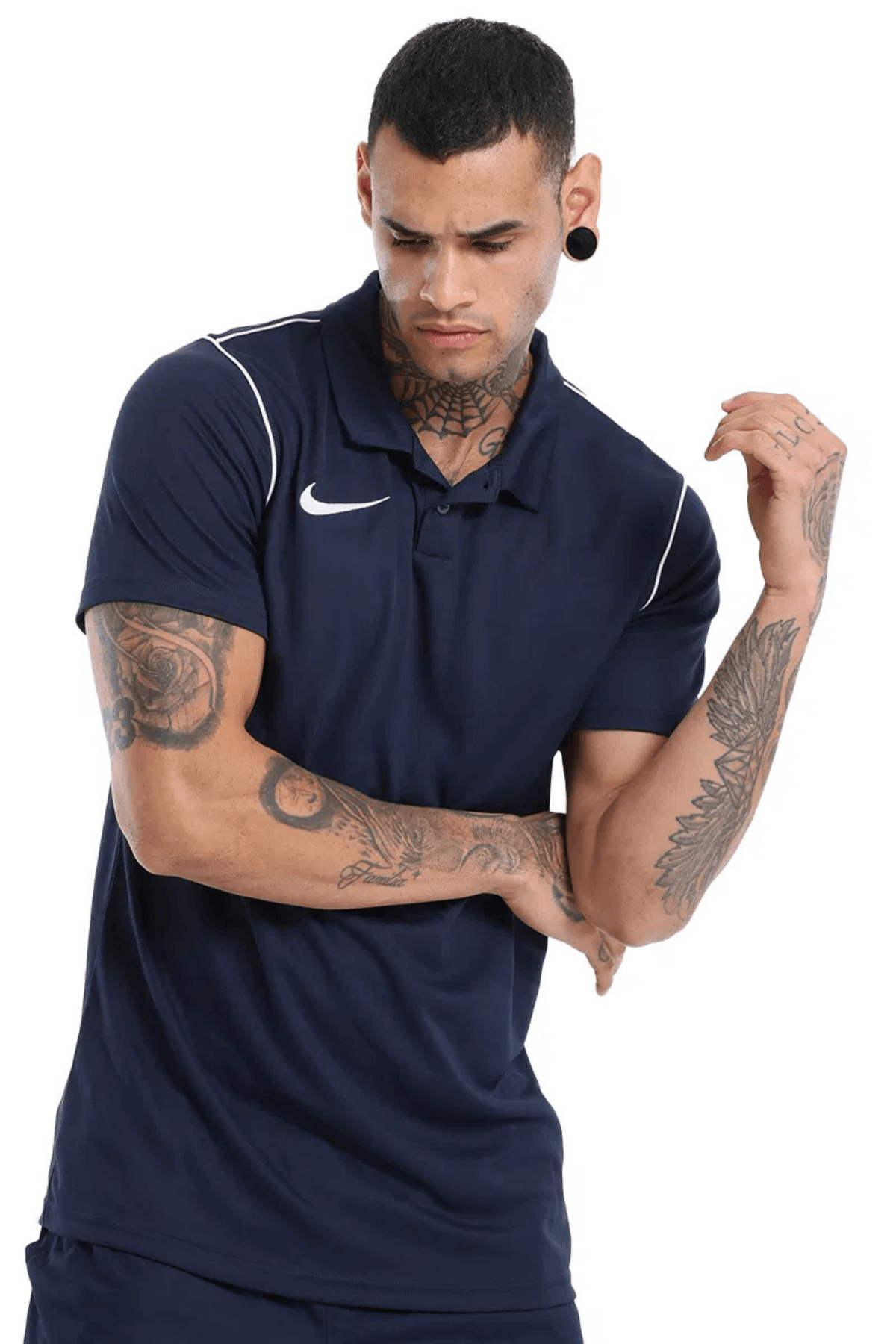 Nike Dry Park Erkek Lacivert Futbol Polo Tişört BV6879-410