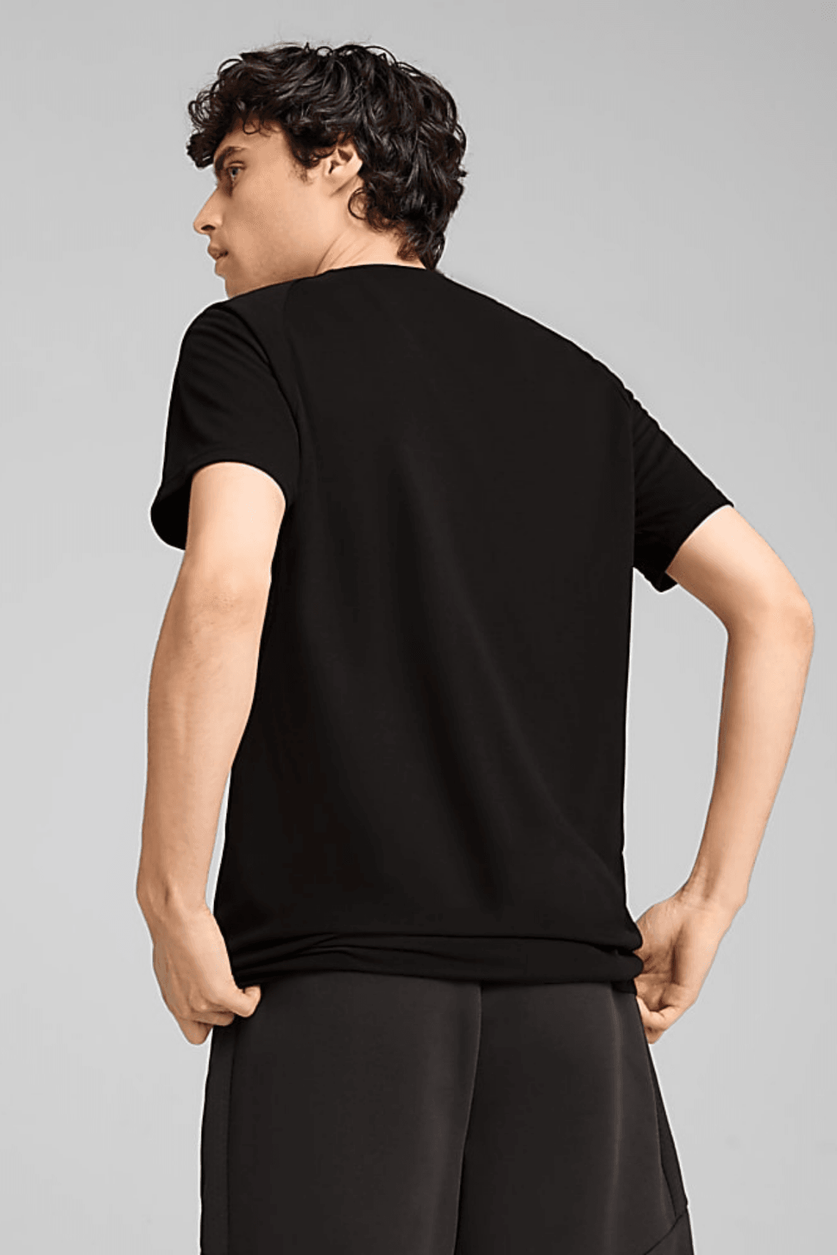 Puma Evostrıpe Tee Erkek Siyah Tişört