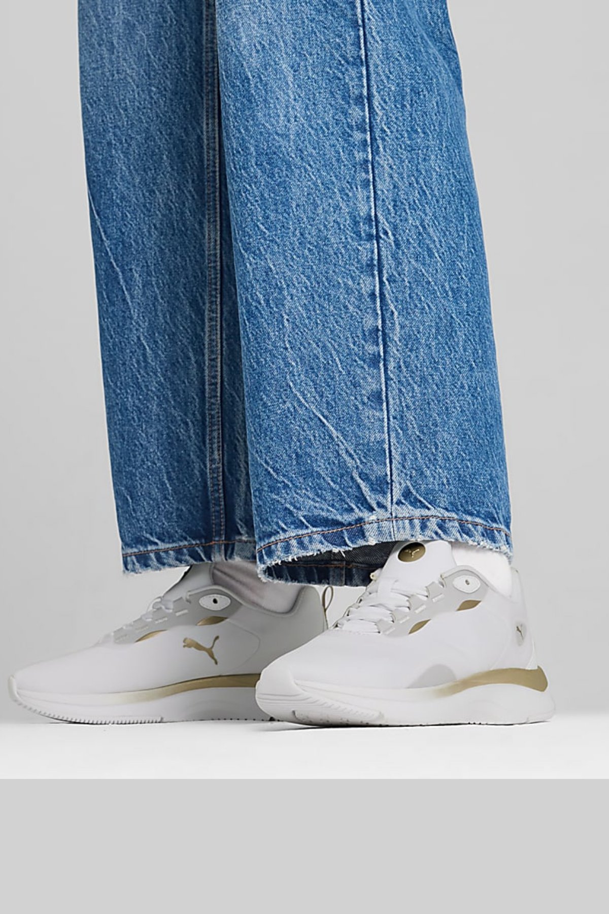 Puma Softride Orla Metallic Dream Beyaz Kadın Spor Ayakkabı