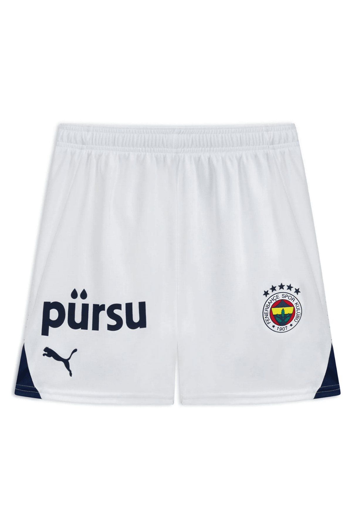 Fenerbahçe Sk Puma 2024/2025 Beyaz Çocuk Futbol Şortu 77538304