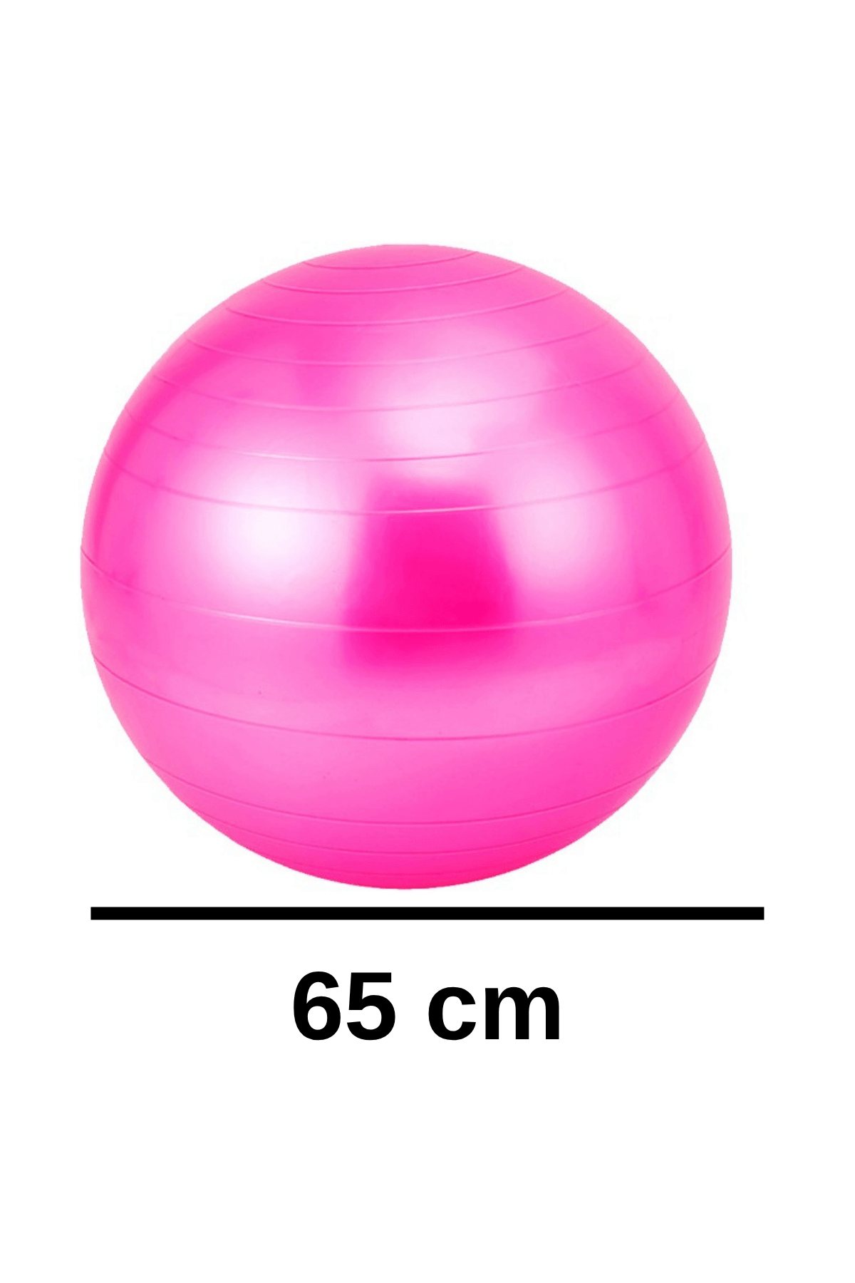 Busso Gymnastic Ball Pembe / Fuşya Pilates Topu ve Şişirme pompası