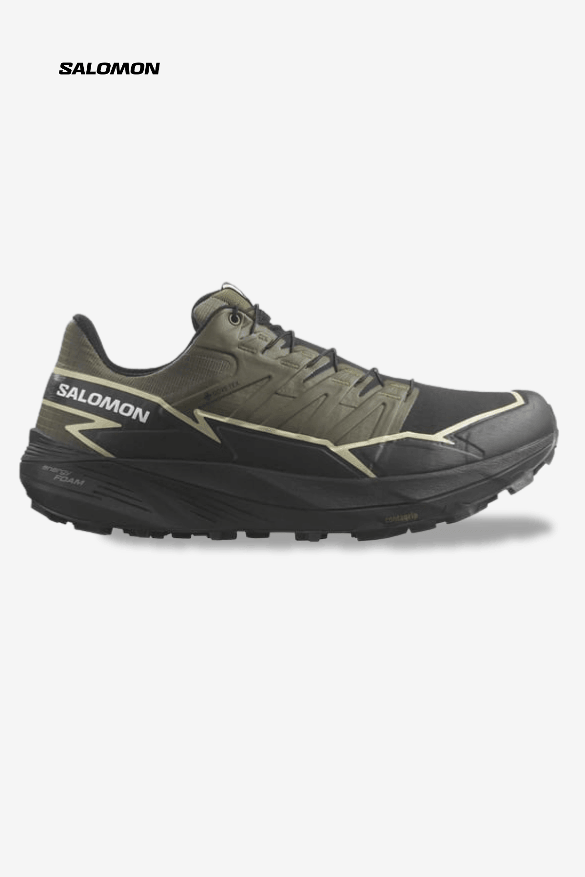 Salomon Thundercross Gtx Haki Siyah Outdoor Spor Ayakkabı