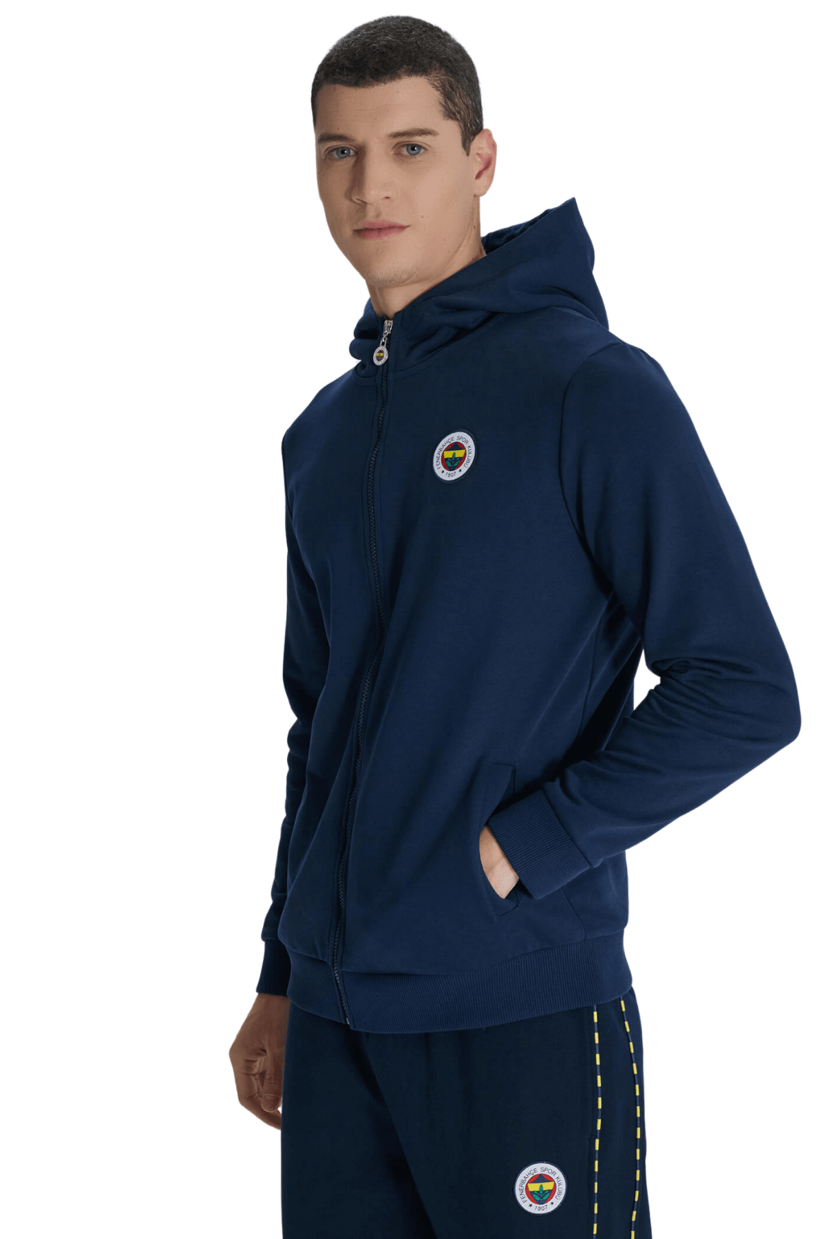 Fenerıum Tribün Boğa Fenerbahçe Erkek Lacivert Sweatshirt TK017EFY05-407