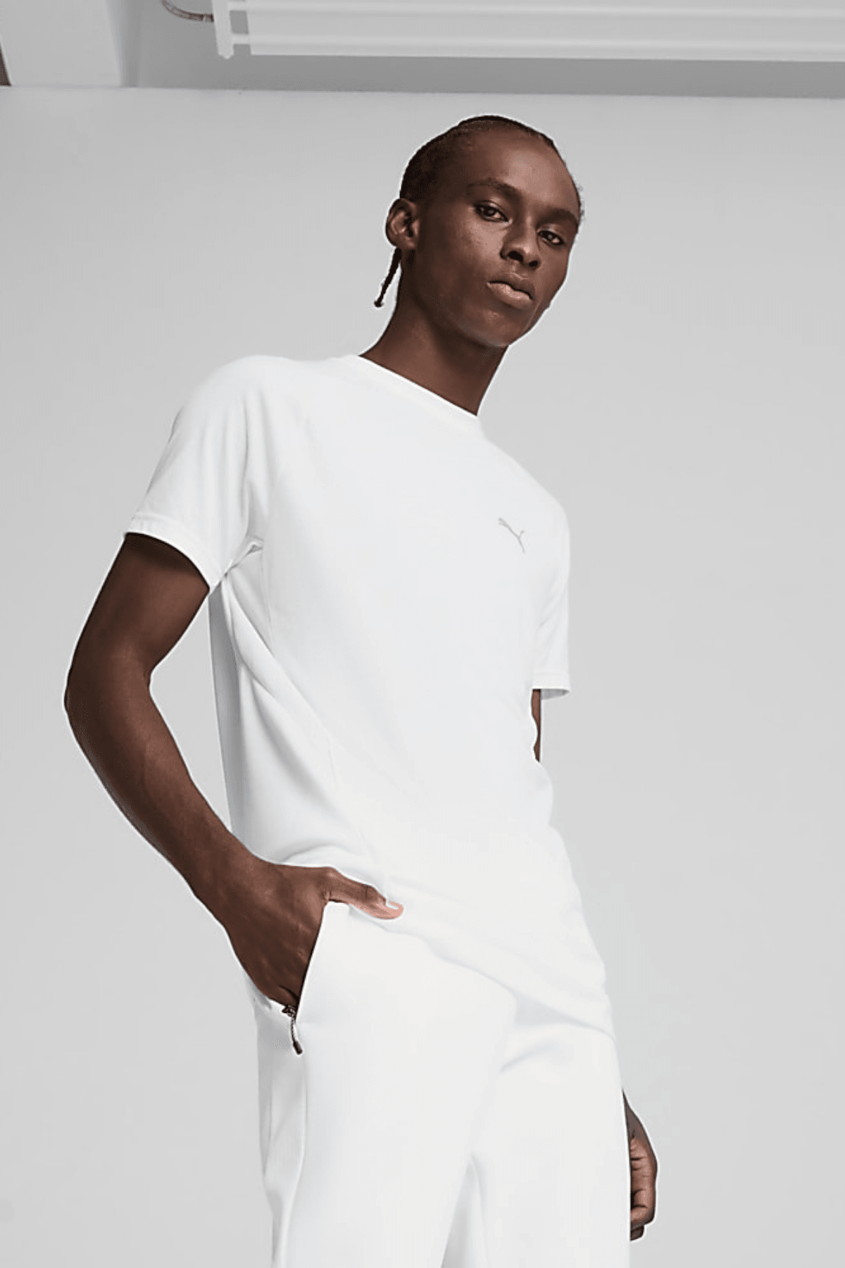 Puma Evostrıpe Tee Erkek Beyaz Tişört 68461102